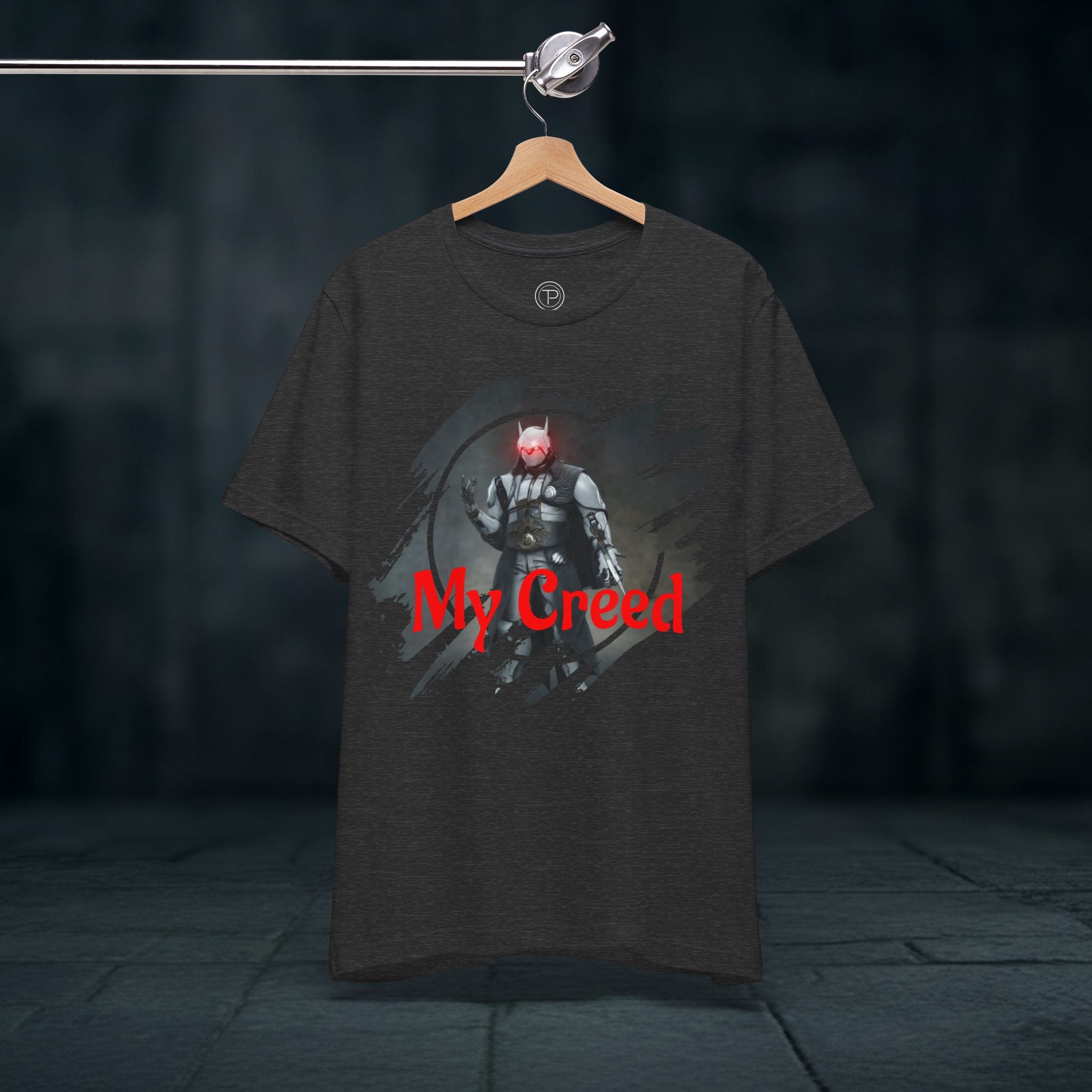 My Creed T-Shirt — Dark Knight Sci‑Fi Graphic Tee