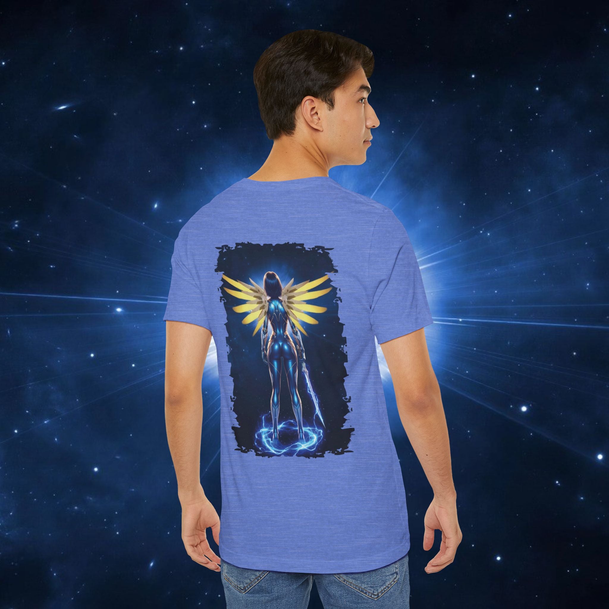 Angel Warrior Tee — "Perfect Angel" Fantasy Wings Graphic T-Shirt - alita battle angel
