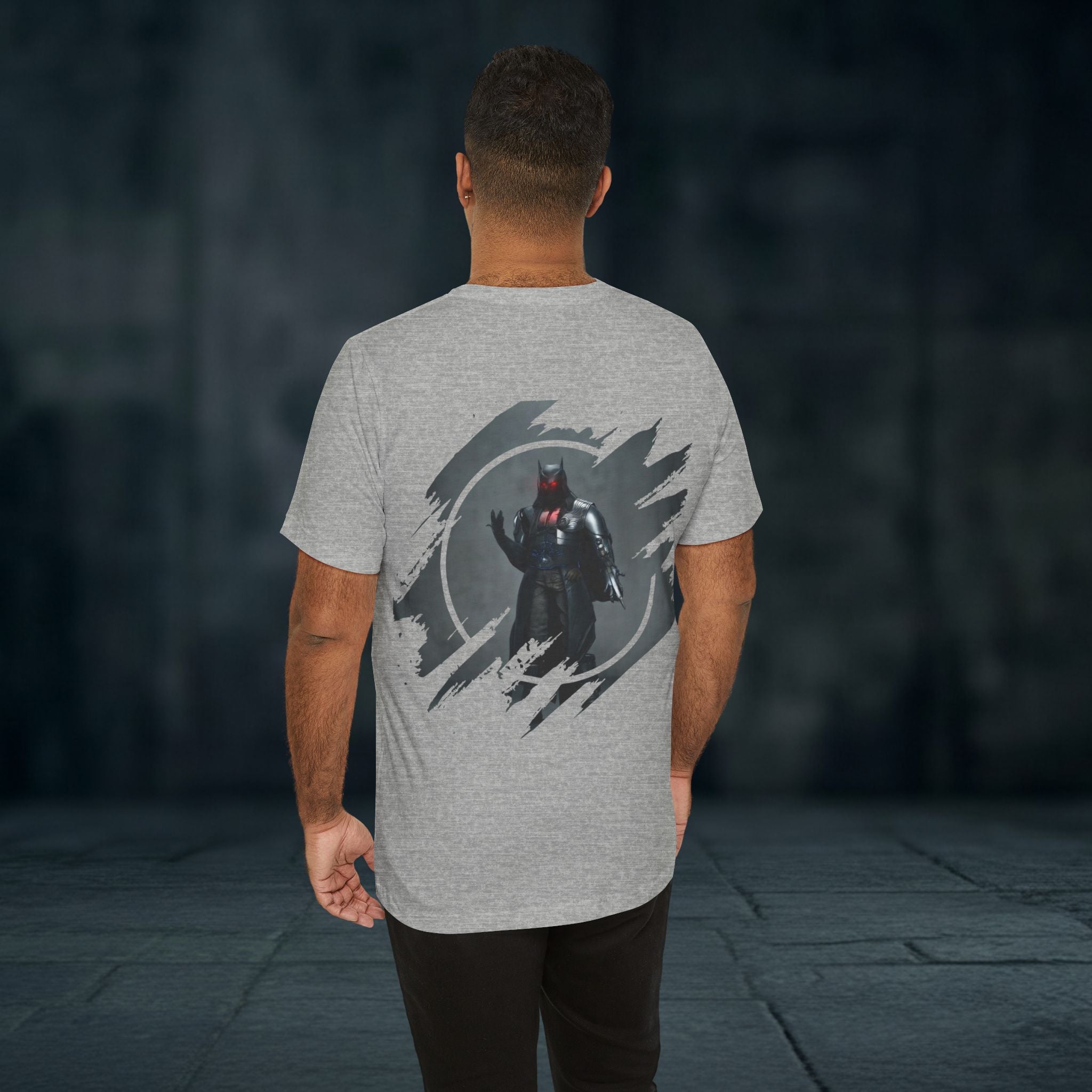 My Creed Graphic Tee — Dark Knight Sci‑Fi Illustration T‑Shirt