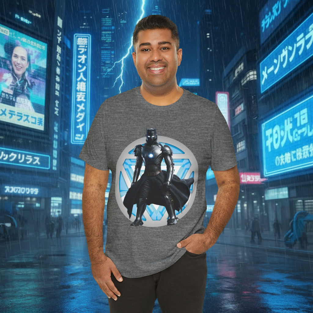 Batman Armor Graphic Tee – Futuristic Superhero T-Shirt - IRONMAN