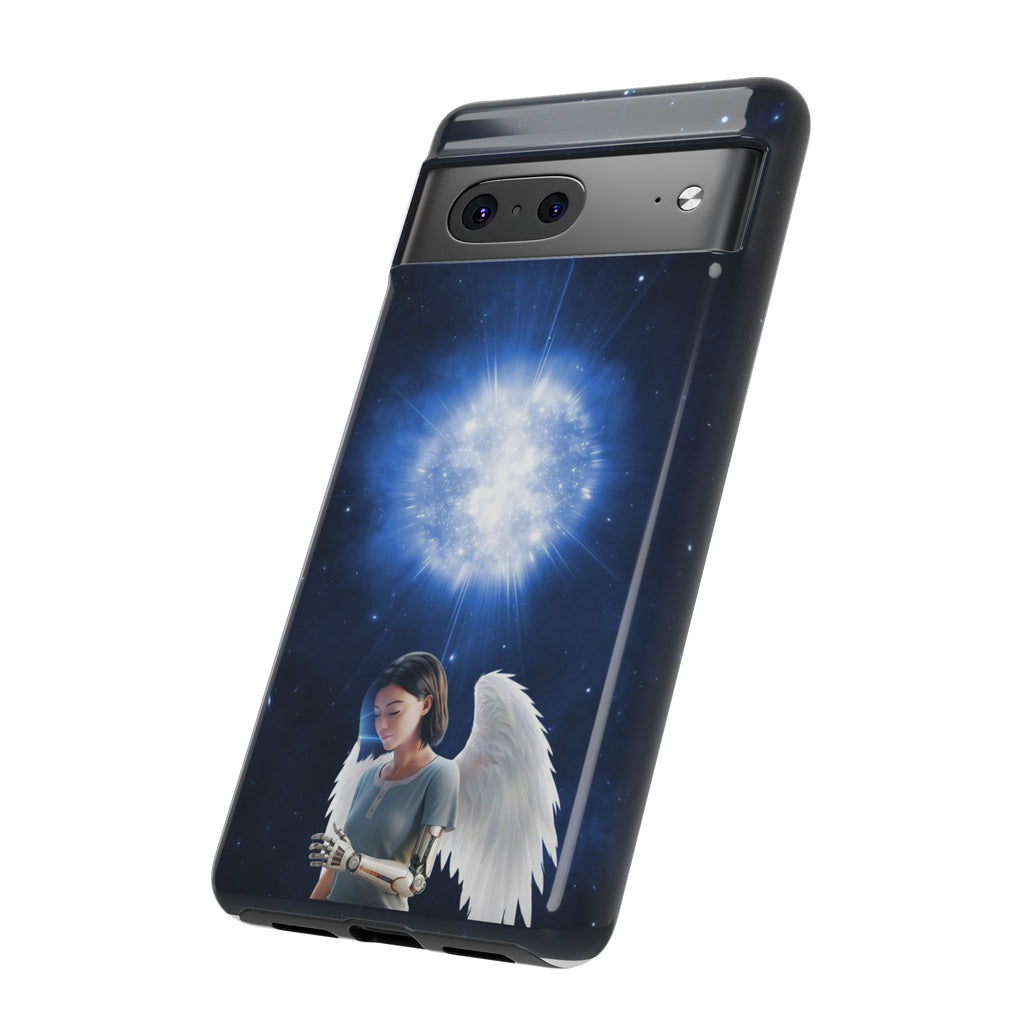 Angel Wings Galaxy Phone Case — Cosmic Light Protective Case ALITA BATTLE ANGEL