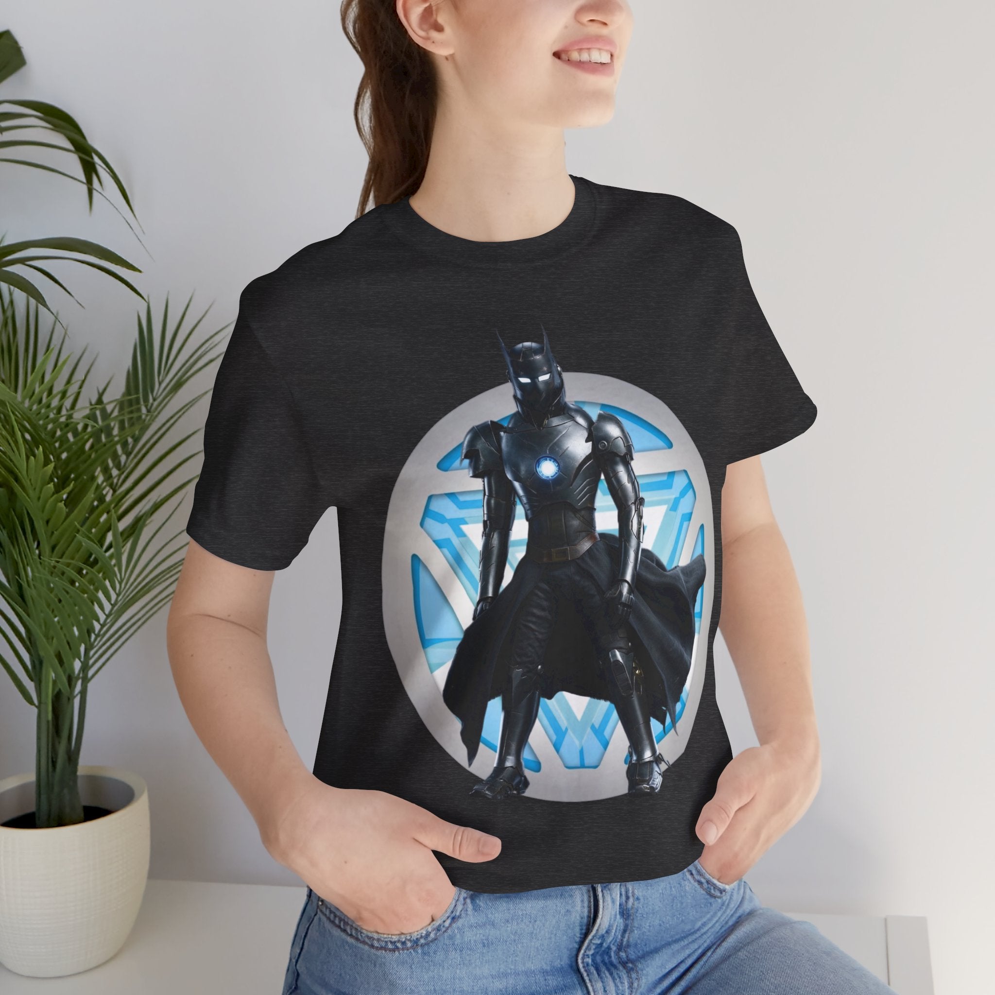 Batman Armor Graphic Tee – Futuristic Superhero T-Shirt - IRONMAN