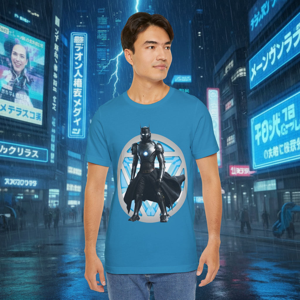 Batman Armor Graphic Tee – Futuristic Superhero T-Shirt - IRONMAN