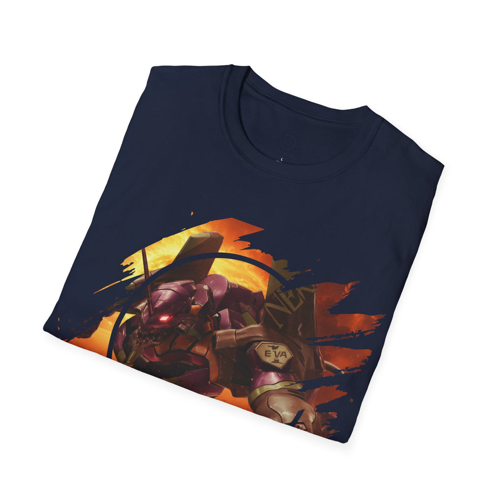 Only One Hit T-Shirt — Gamer Mech Battle Tee - EVA 1 - Neon Genesis Evangelion
