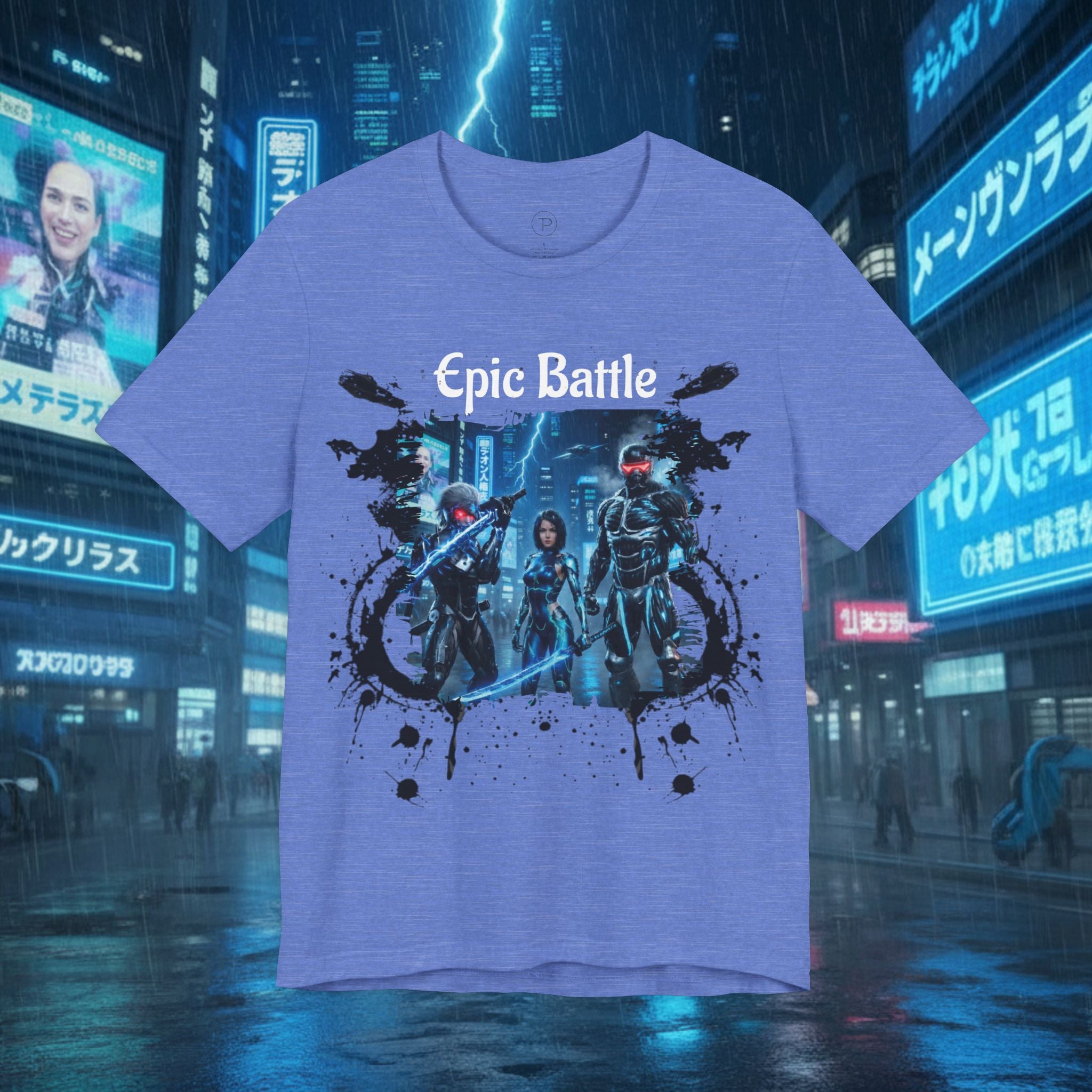 Epic Battle Tee — Sci‑Fi Gamer Graphic T-Shirt - Battle Suits