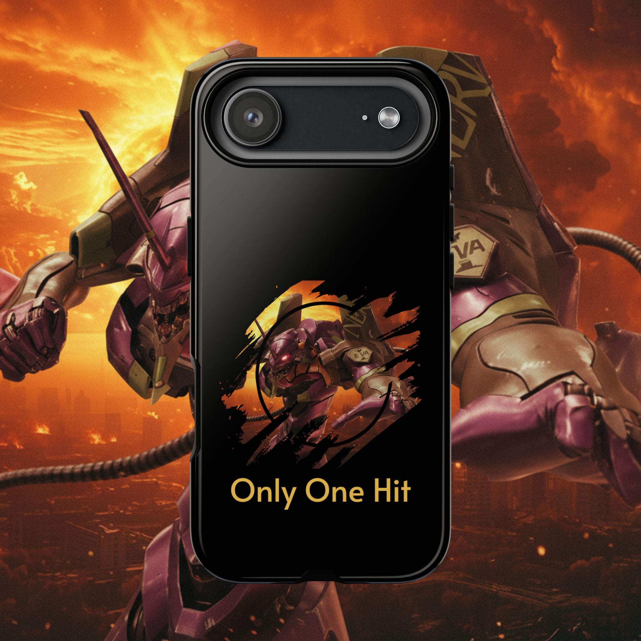 Phone Case — "Only One Hit" Gaming Armor Protective Cover - EVA 1 - Neon Genesis Evangelion