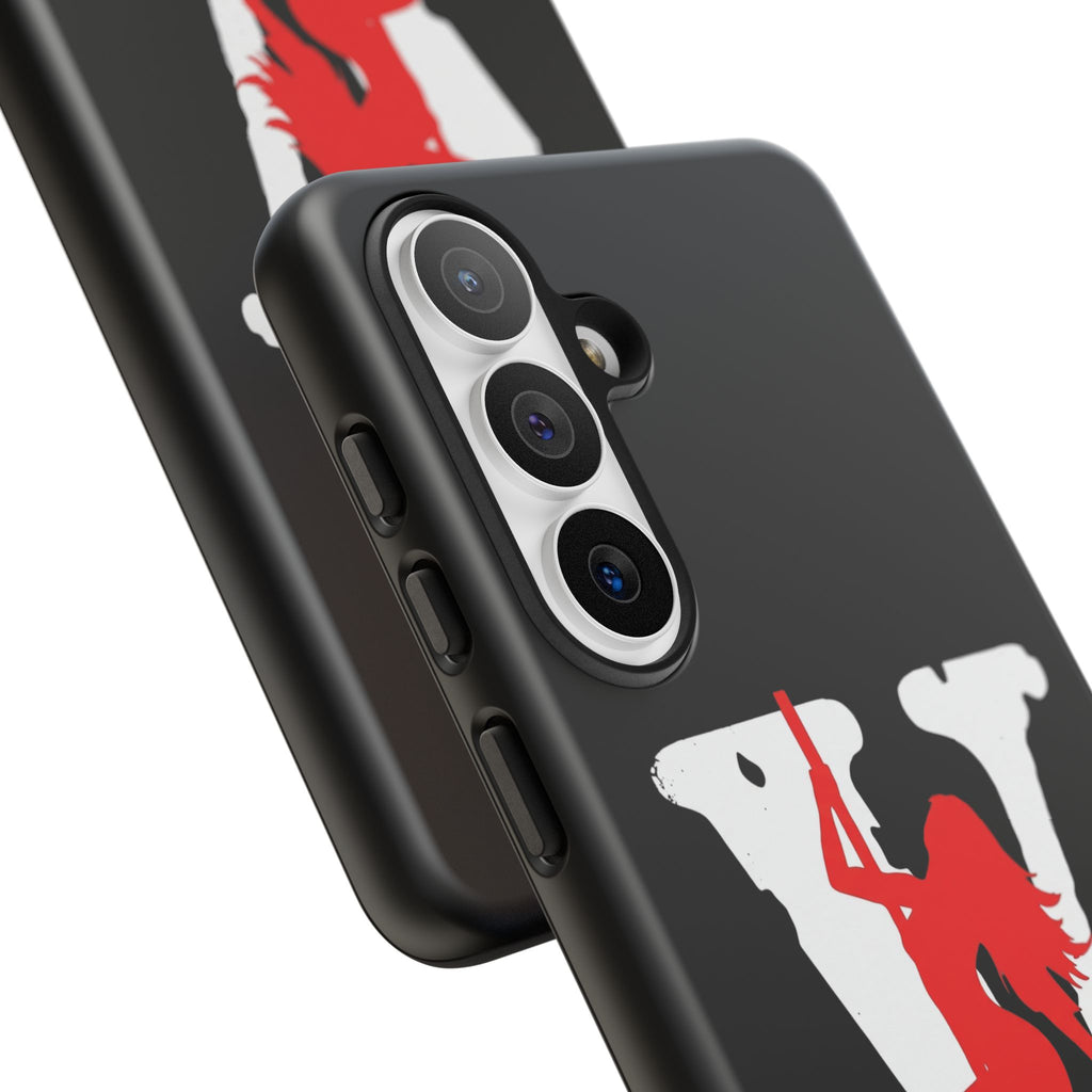 Phone Case — 'V' Silhouette Pole Dancer Graphic Tough Case