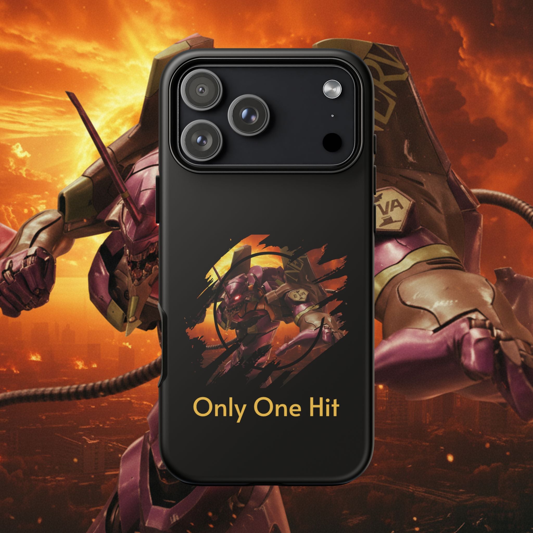 Phone Case — "Only One Hit" Gaming Armor Protective Cover - EVA 1 - Neon Genesis Evangelion