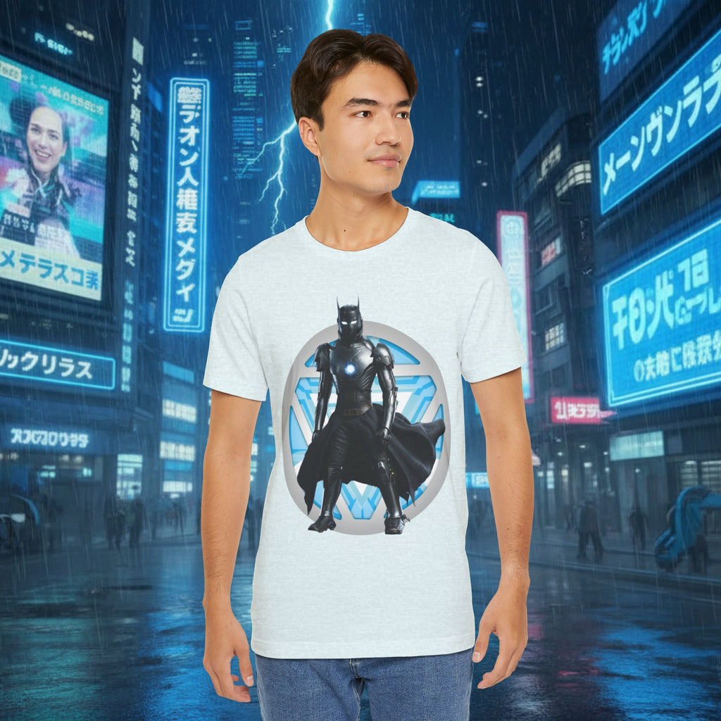 Batman Armor Graphic Tee – Futuristic Superhero T-Shirt - IRONMAN