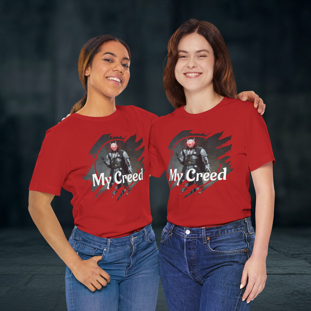 My Creed T-Shirt — Dark Knight Sci‑Fi Graphic Tee