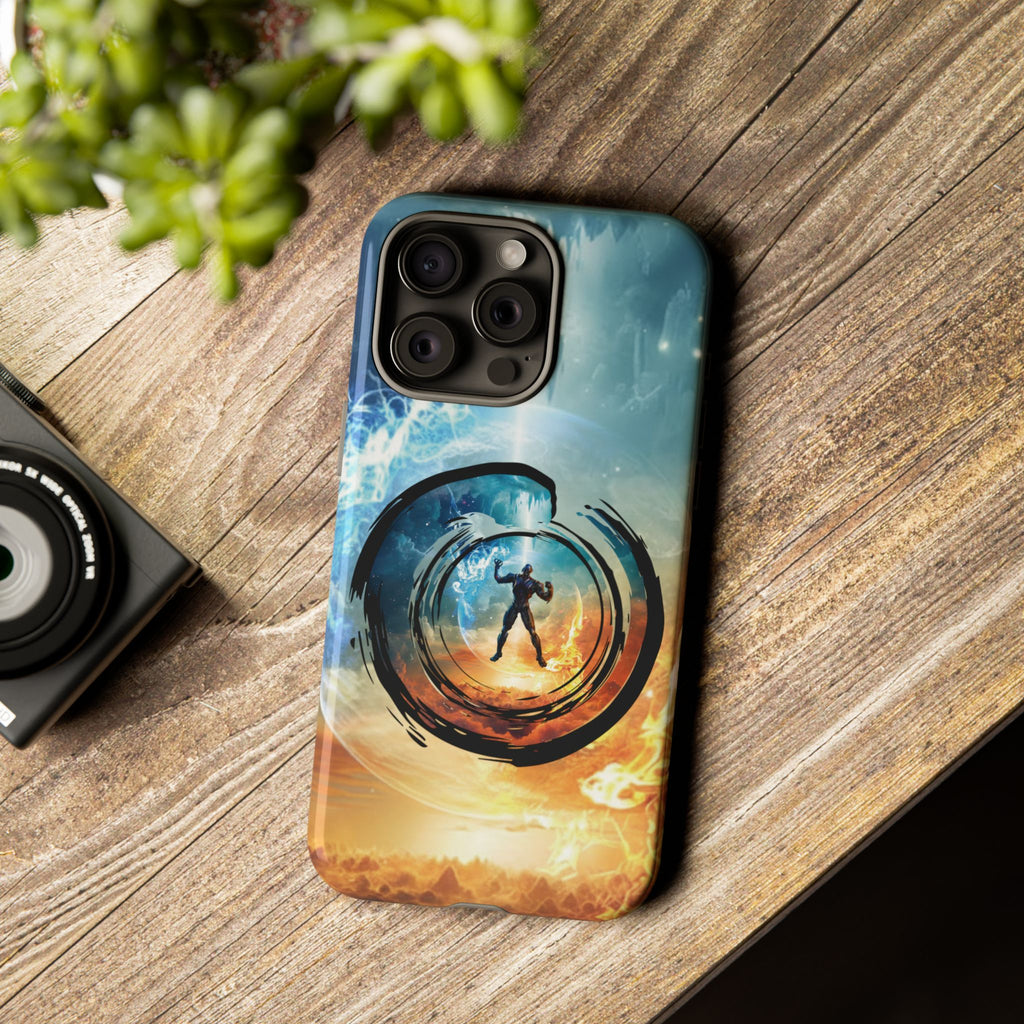 Phone Case — Elemental Warrior Fire & Ice Protective Tough Case - Ultron