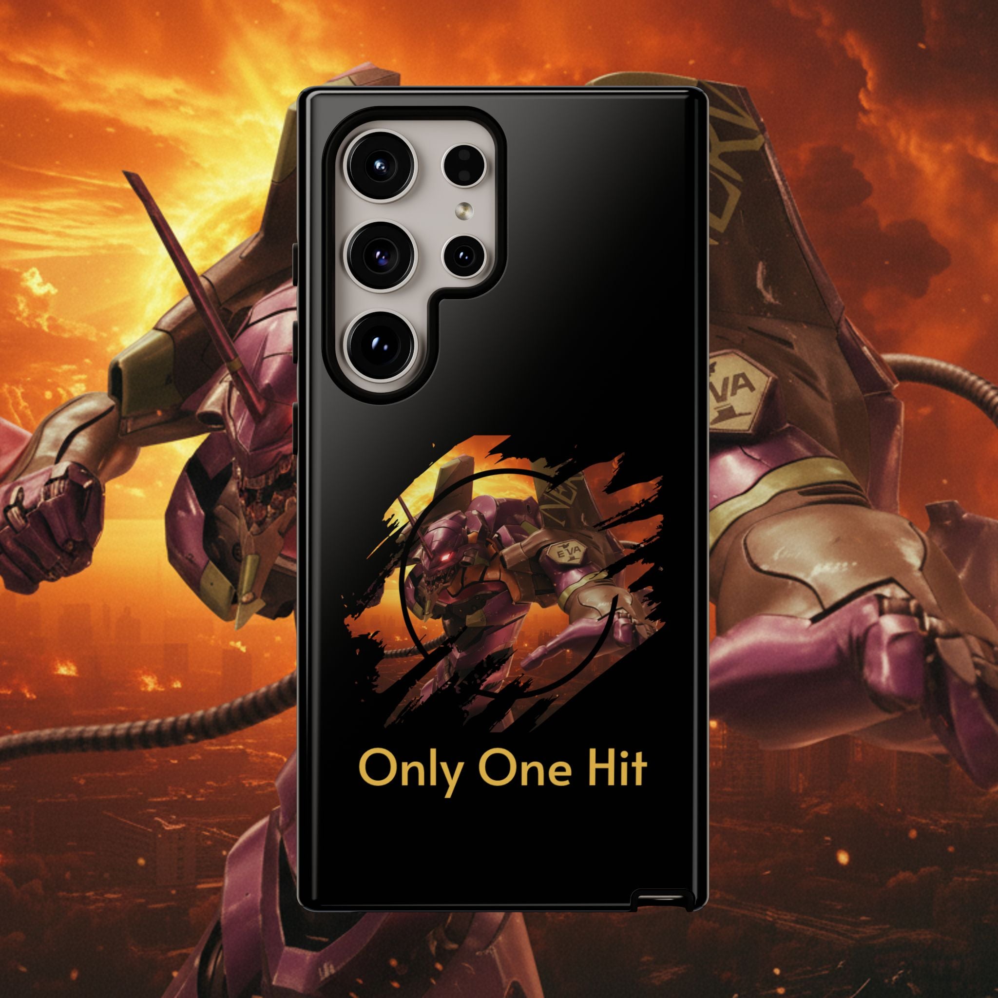 Phone Case — "Only One Hit" Gaming Armor Protective Cover - EVA 1 - Neon Genesis Evangelion