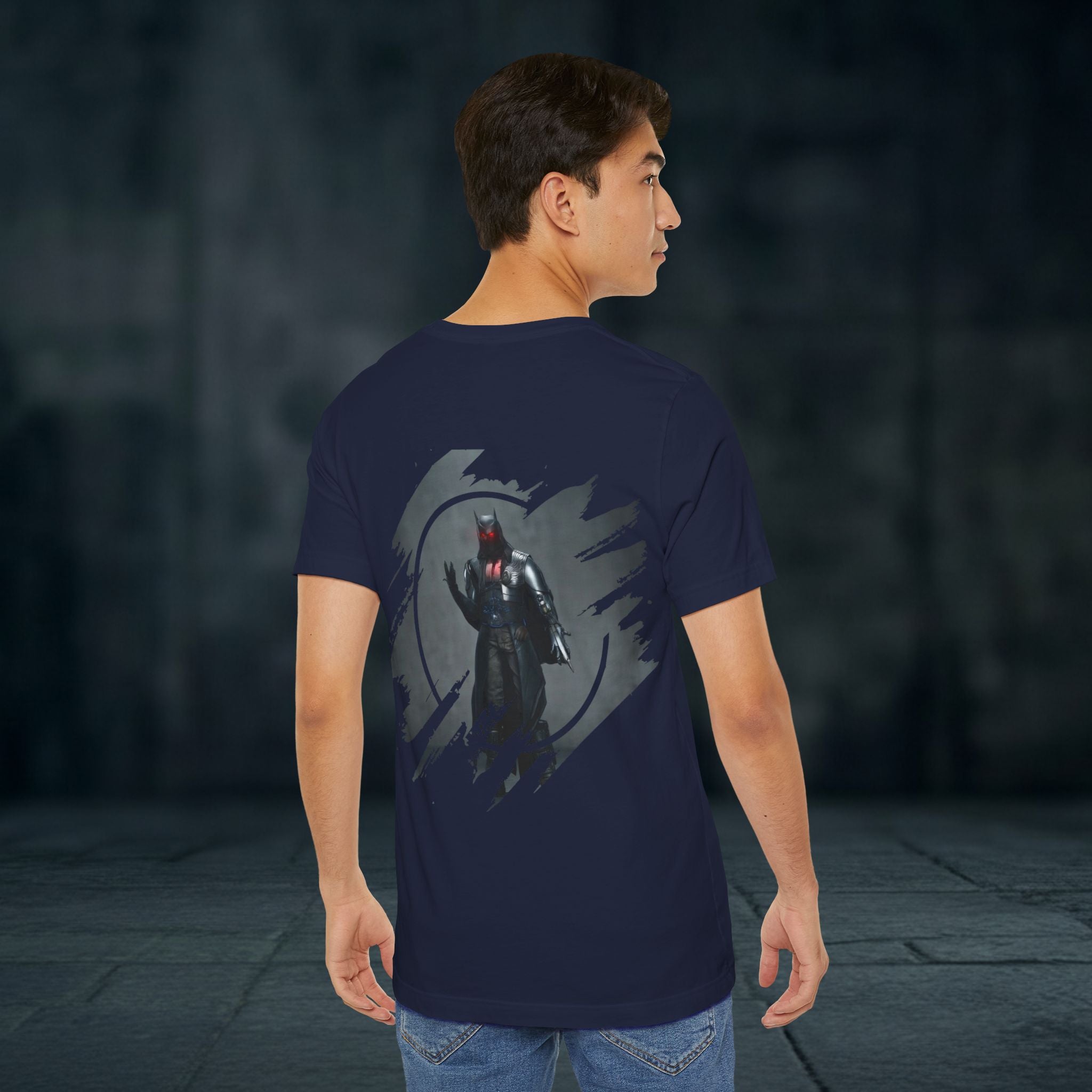 My Creed Graphic Tee — Dark Knight Sci‑Fi Illustration T‑Shirt