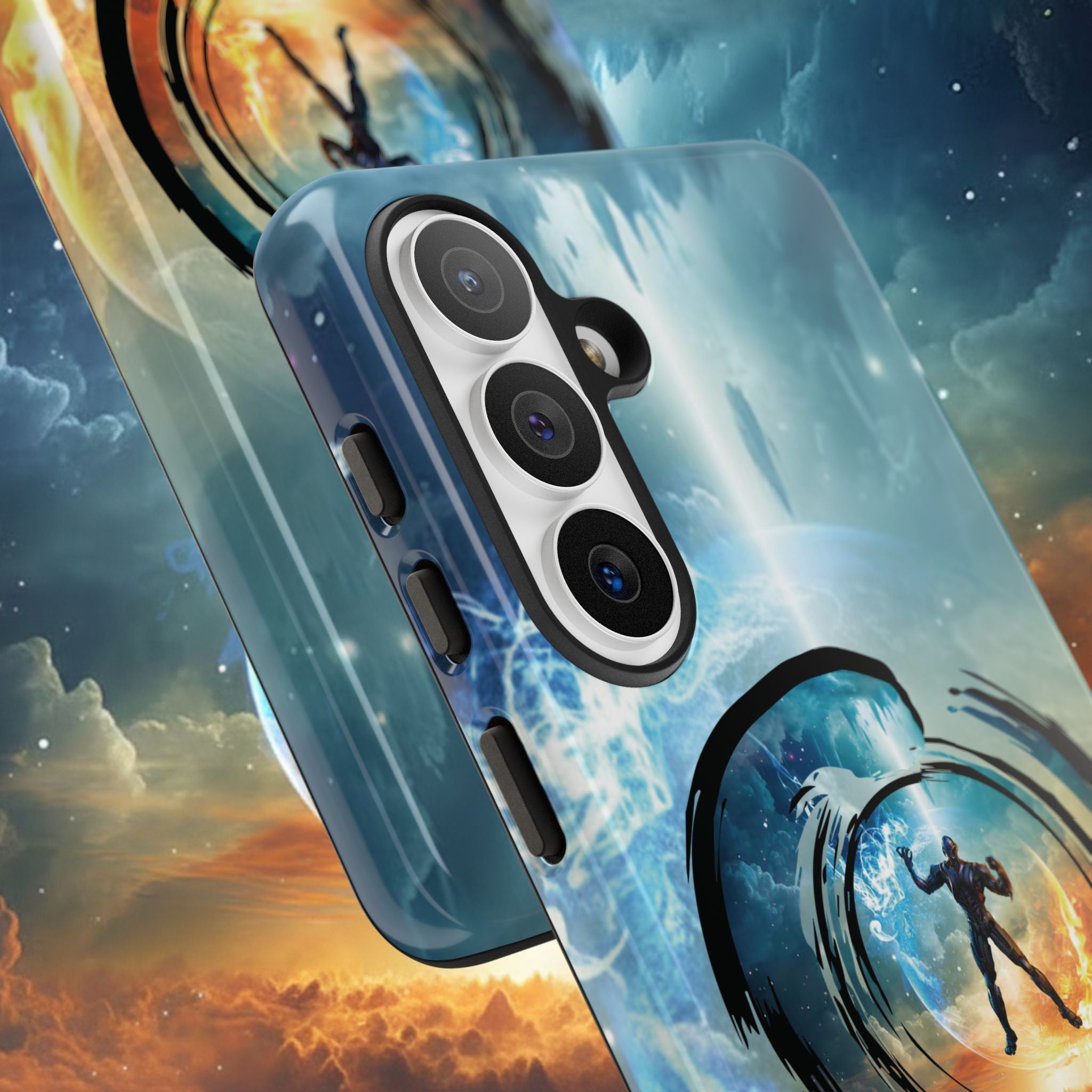 Phone Case — Elemental Warrior Fire & Ice Protective Tough Case - Ultron