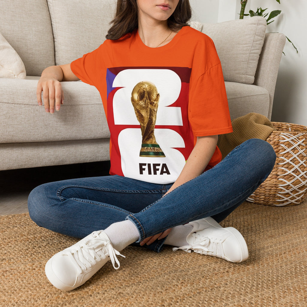 World Cup Trophy T-Shirt — FIFA Gold Cup Retro Soccer Tee 2026