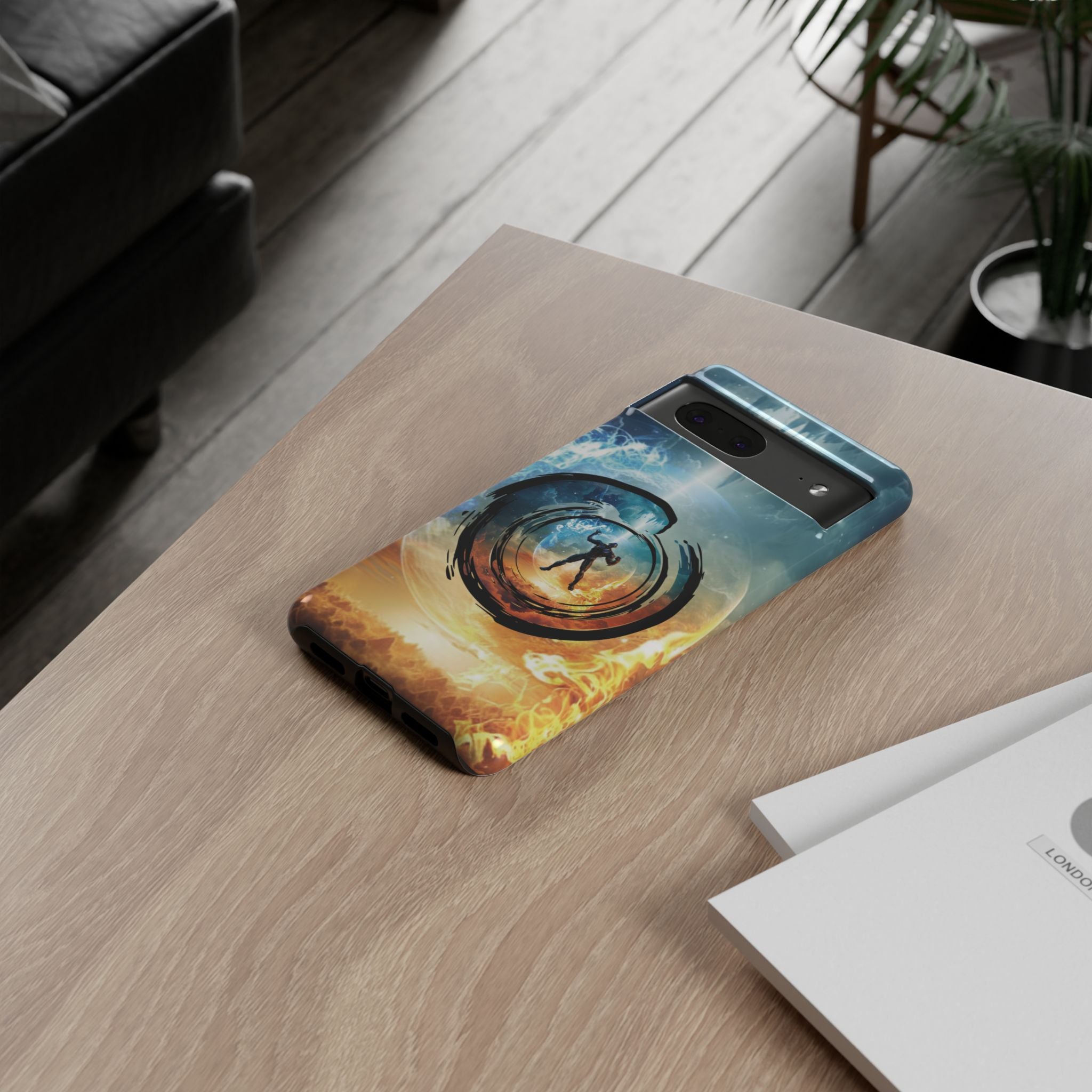 Phone Case — Elemental Warrior Fire & Ice Protective Tough Case - Ultron