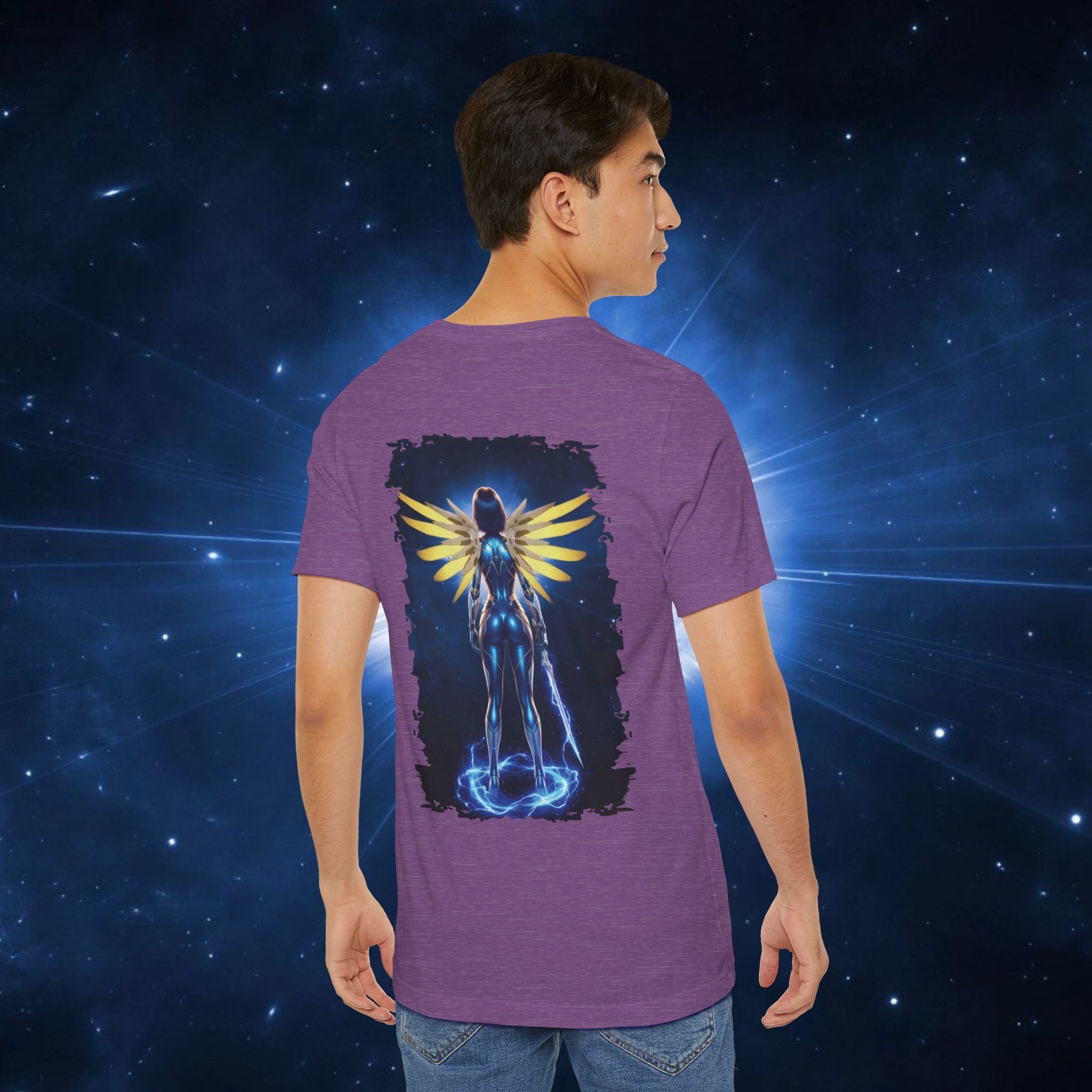 Angel Warrior Tee — "Perfect Angel" Fantasy Wings Graphic T-Shirt - alita battle angel
