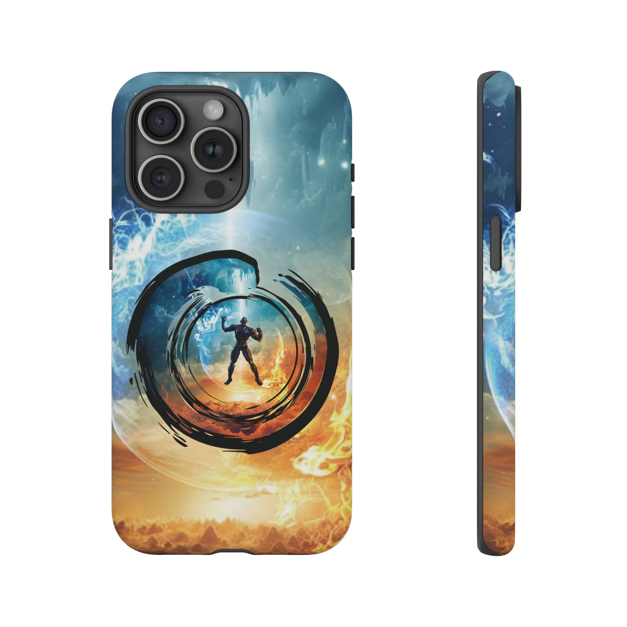 Phone Case — Elemental Warrior Fire & Ice Protective Tough Case - Ultron