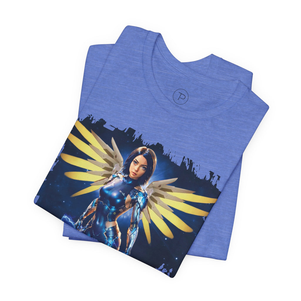 Angel Warrior Tee — "Perfect Angel" Fantasy Wings Graphic T-Shirt - alita battle angel