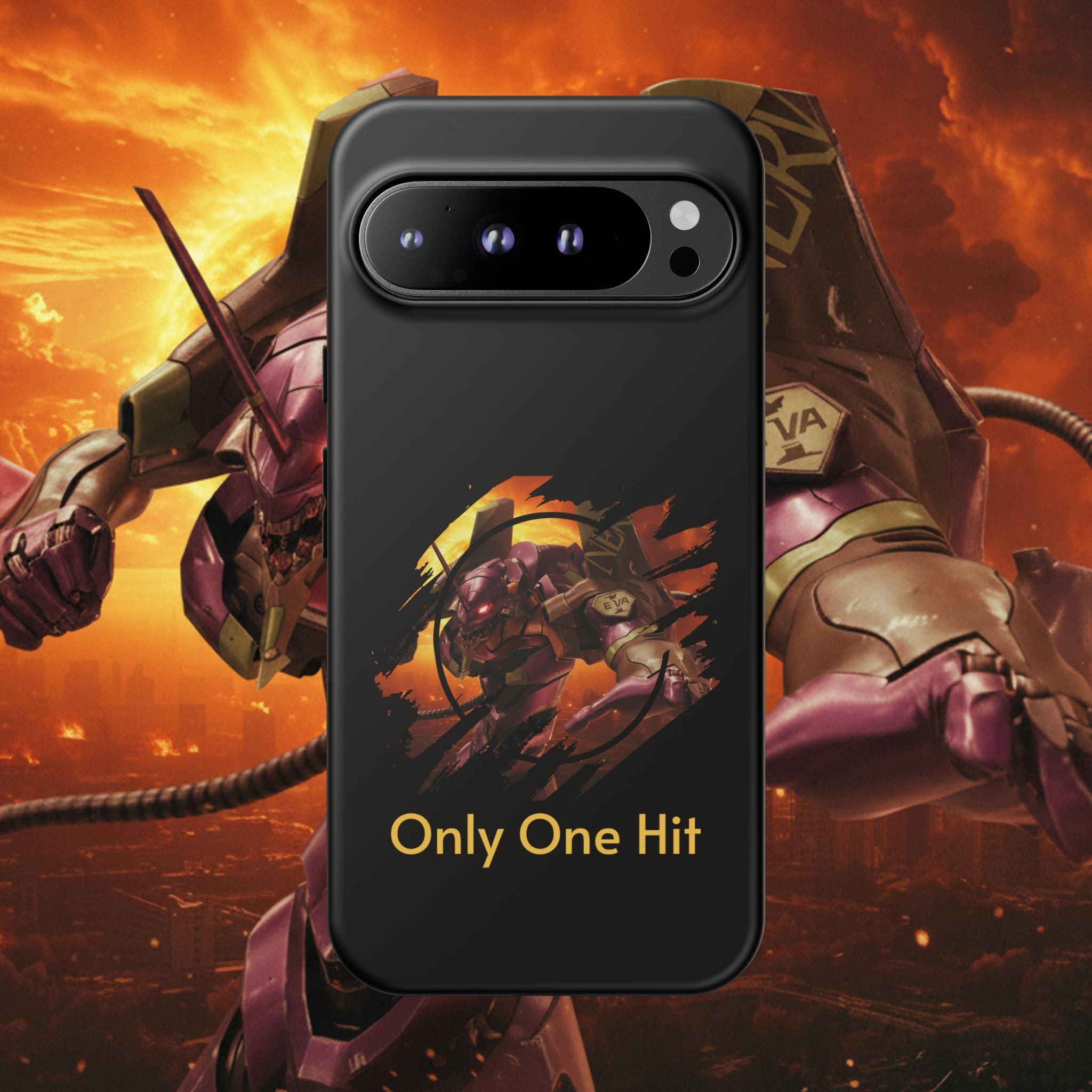 Phone Case — "Only One Hit" Gaming Armor Protective Cover - EVA 1 - Neon Genesis Evangelion