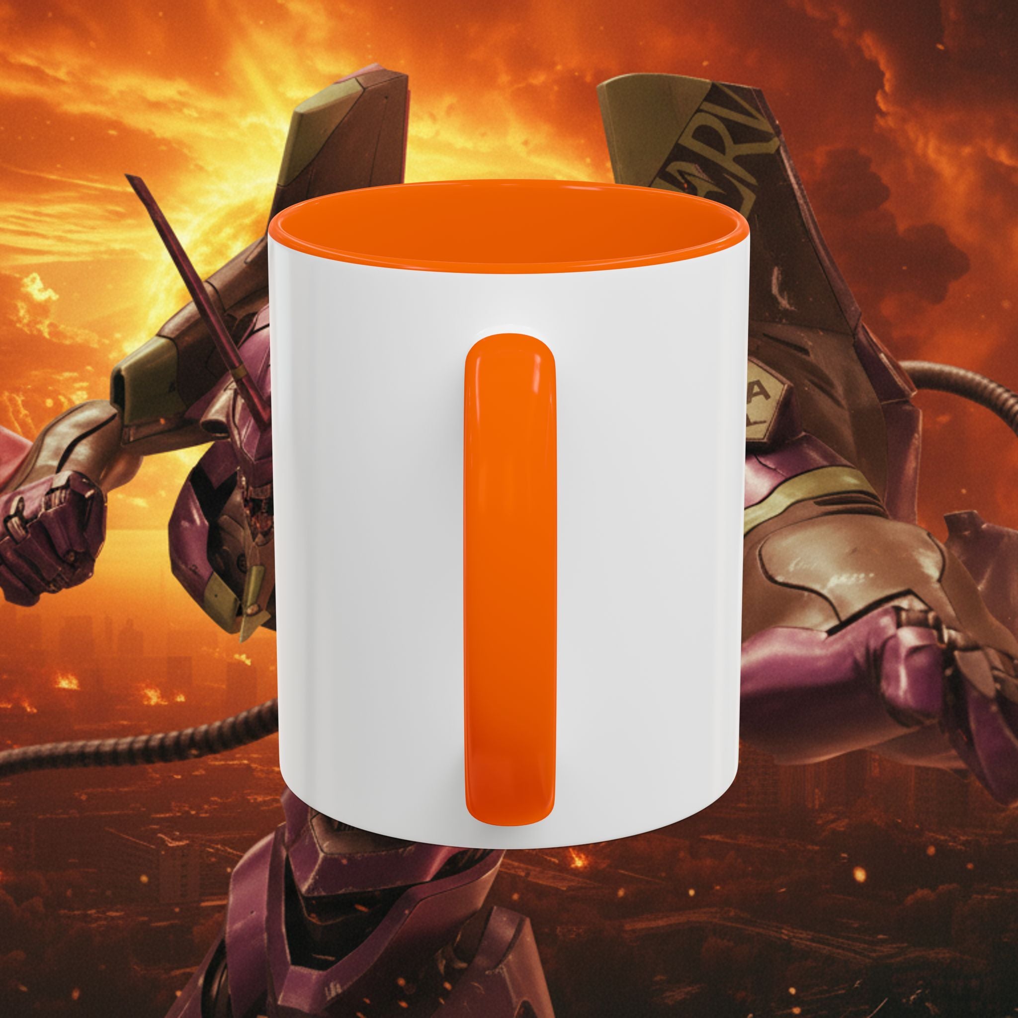 Evangelion Unit-01 Mecha Coffee Mug — Anime Pilot Accent Mug (11/15oz) - EVA 1 - Neon Genesis Evangelion