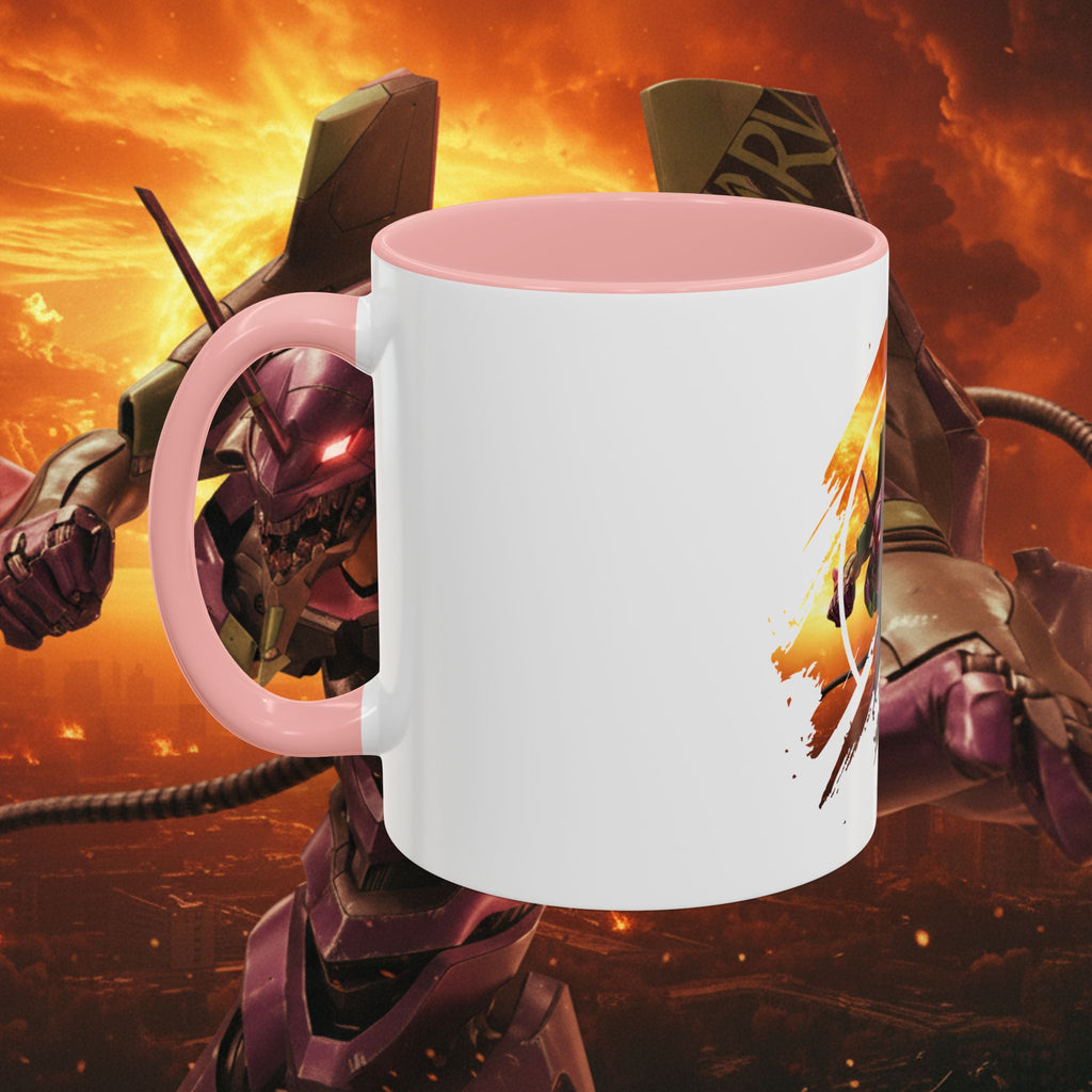 Evangelion Unit-01 Mecha Coffee Mug — Anime Pilot Accent Mug (11/15oz) - EVA 1 - Neon Genesis Evangelion