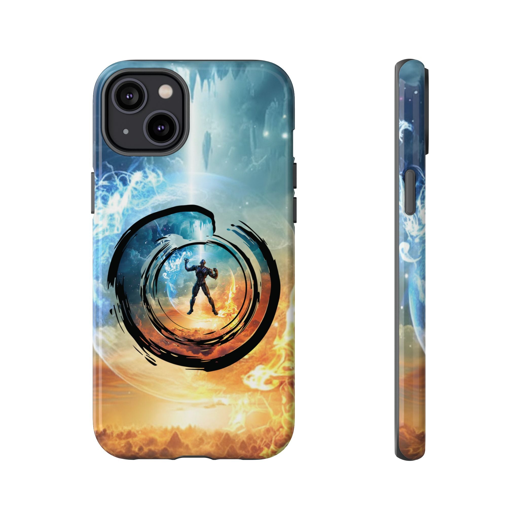 Phone Case — Elemental Warrior Fire & Ice Protective Tough Case - Ultron