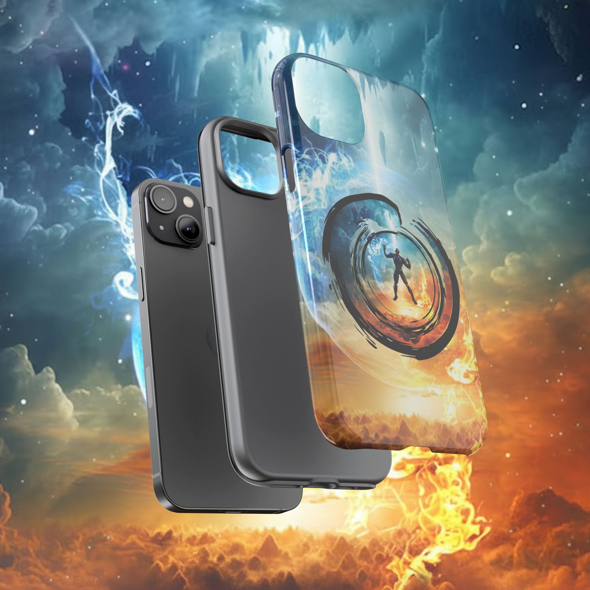 Phone Case — Elemental Warrior Fire & Ice Protective Tough Case - Ultron