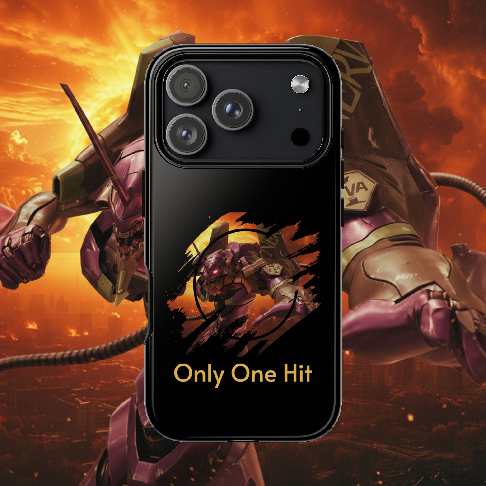 Phone Case — "Only One Hit" Gaming Armor Protective Cover - EVA 1 - Neon Genesis Evangelion