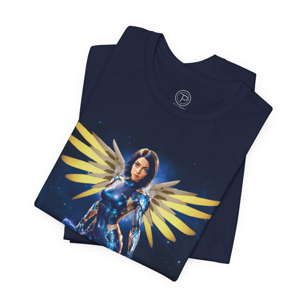 Angel Warrior Tee — "Perfect Angel" Fantasy Wings Graphic T-Shirt - alita battle angel
