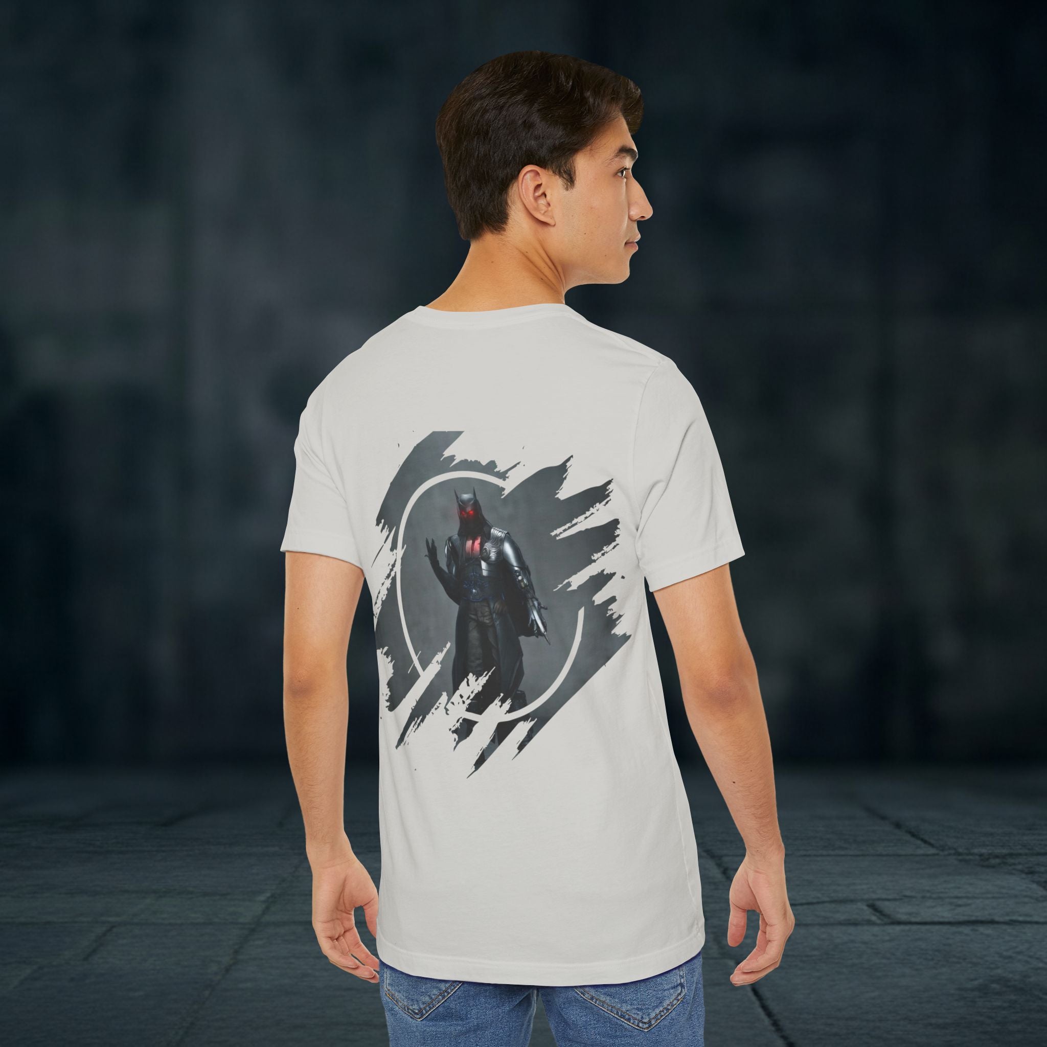My Creed Graphic Tee — Dark Knight Sci‑Fi Illustration T‑Shirt