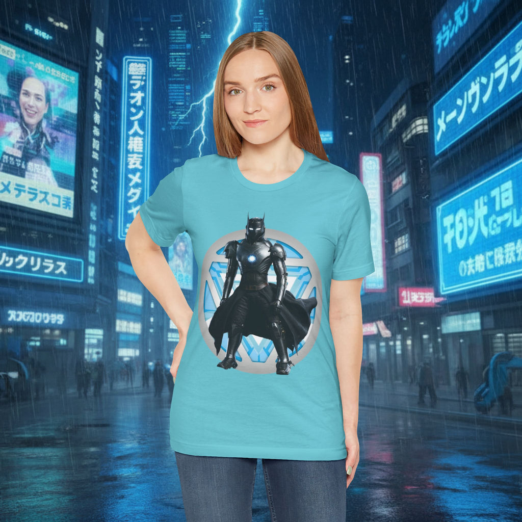 Batman Armor Graphic Tee – Futuristic Superhero T-Shirt - IRONMAN