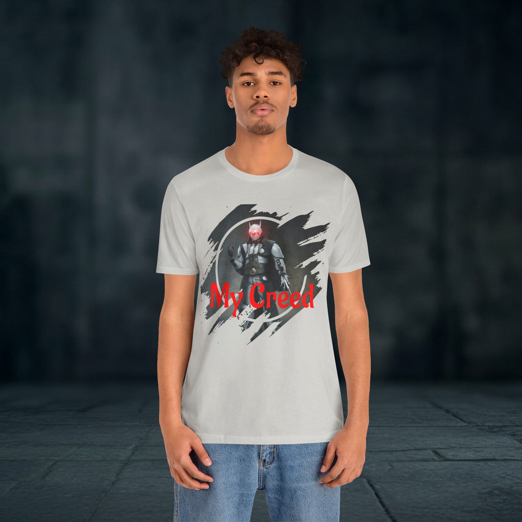 My Creed T-Shirt — Dark Knight Sci‑Fi Graphic Tee