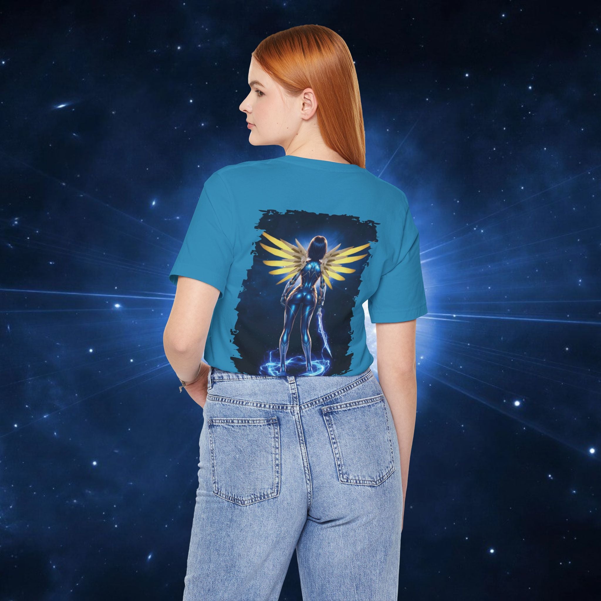 Angel Warrior Tee — "Perfect Angel" Fantasy Wings Graphic T-Shirt - alita battle angel