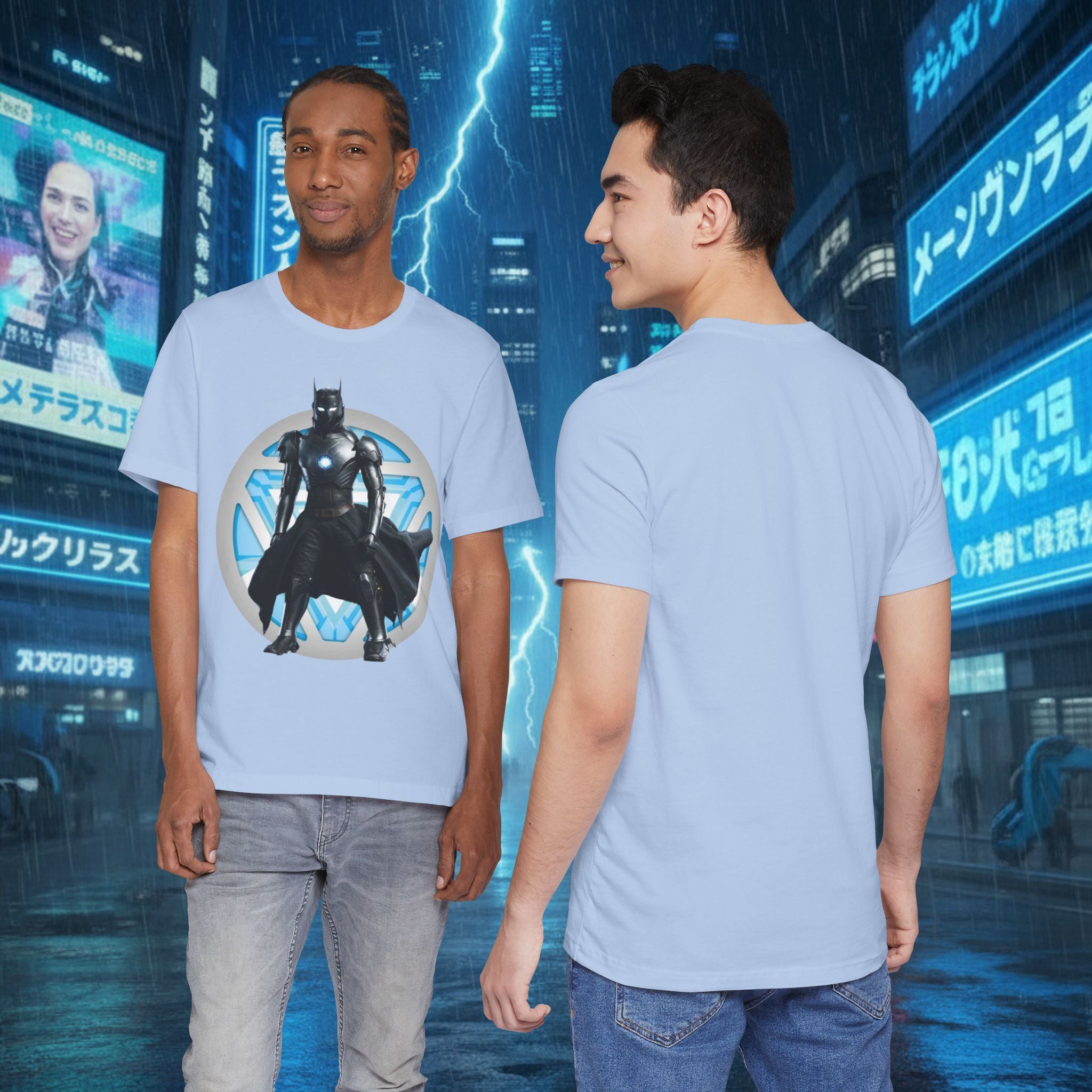 Batman Armor Graphic Tee – Futuristic Superhero T-Shirt - IRONMAN