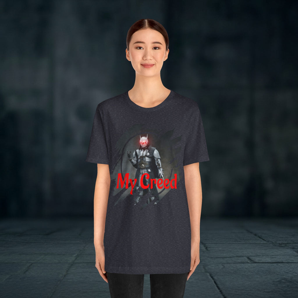 My Creed T-Shirt — Dark Knight Sci‑Fi Graphic Tee