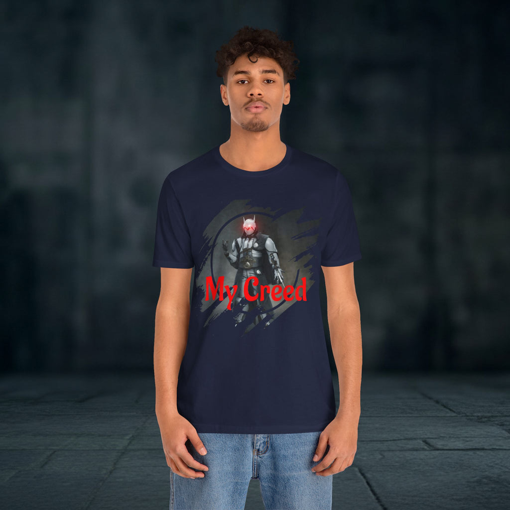 My Creed T-Shirt — Dark Knight Sci‑Fi Graphic Tee