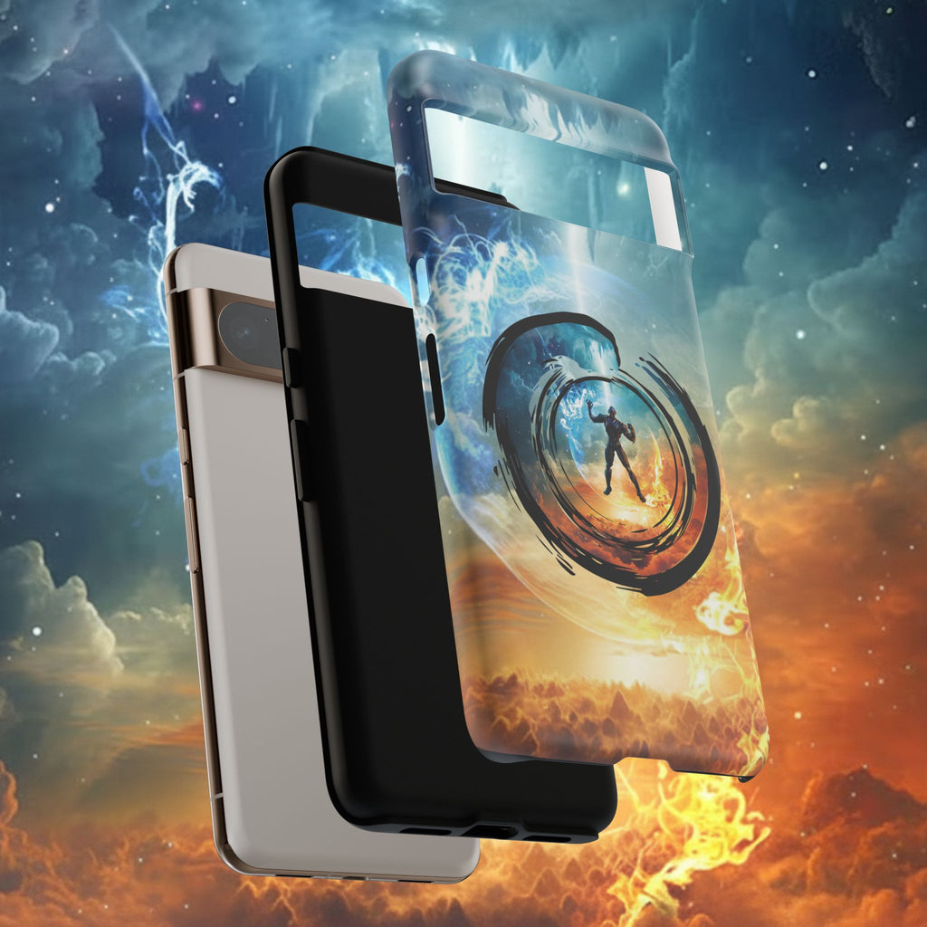 Phone Case — Elemental Warrior Fire & Ice Protective Tough Case - Ultron