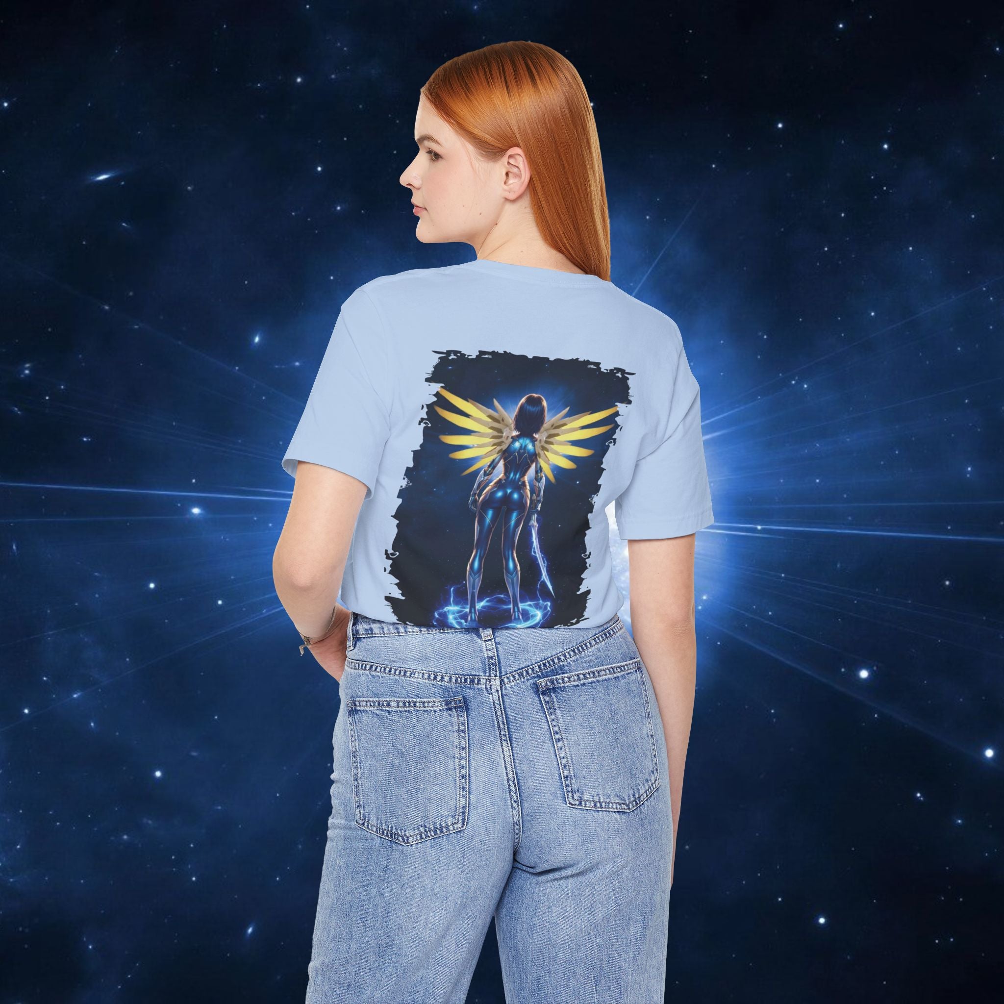 Angel Warrior Tee — "Perfect Angel" Fantasy Wings Graphic T-Shirt - alita battle angel