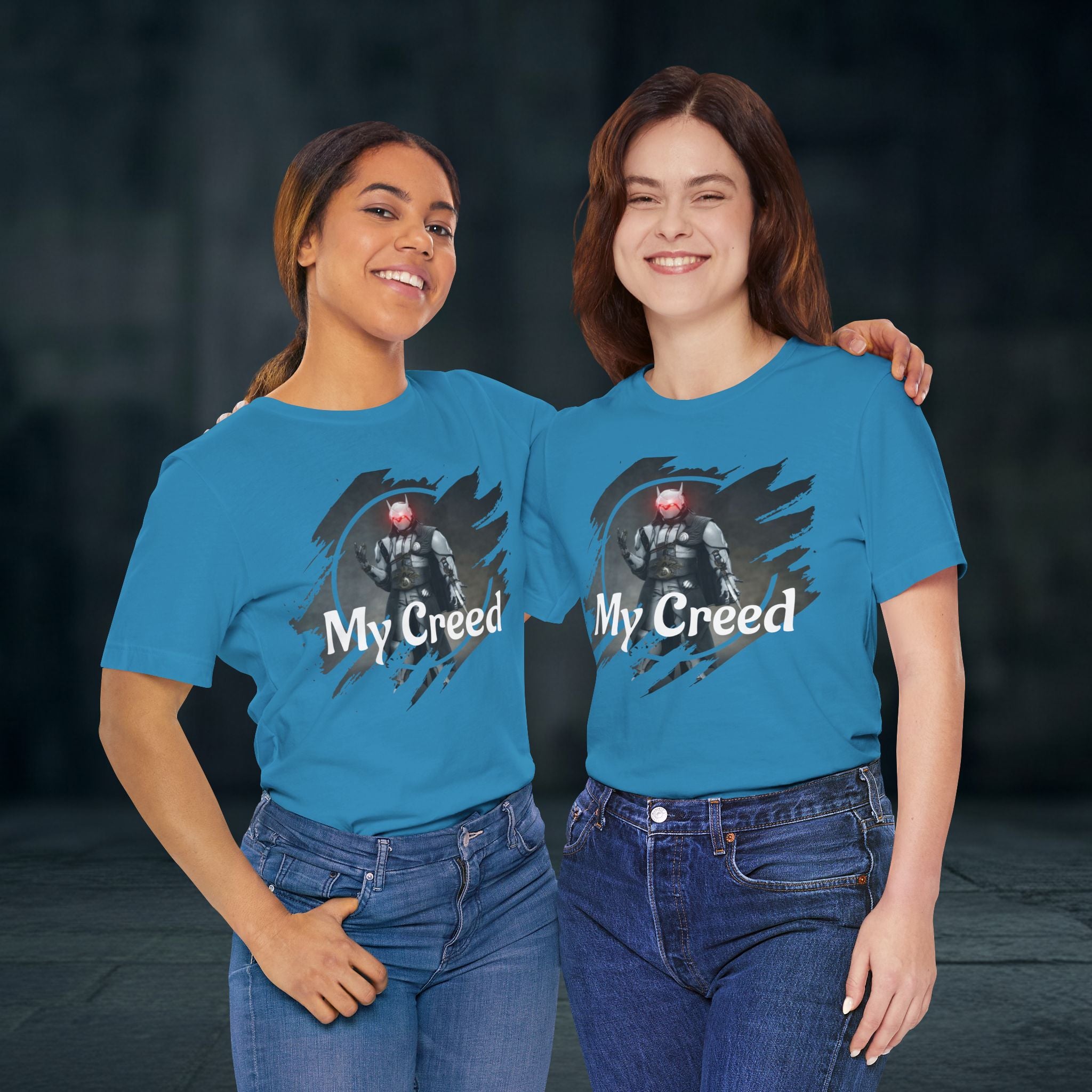 My Creed T-Shirt — Dark Knight Sci‑Fi Graphic Tee