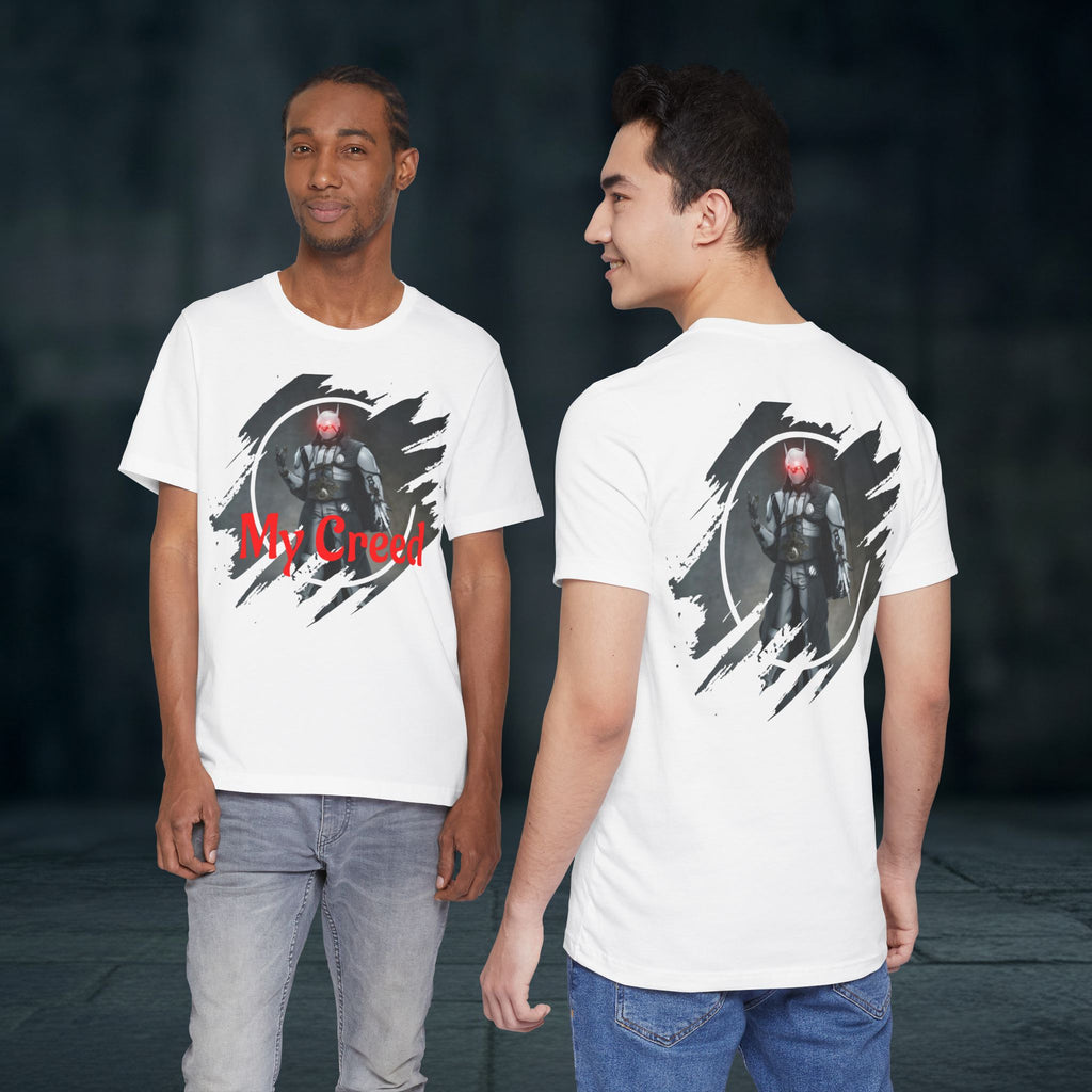 My Creed T-Shirt — Dark Knight Sci‑Fi Graphic Tee