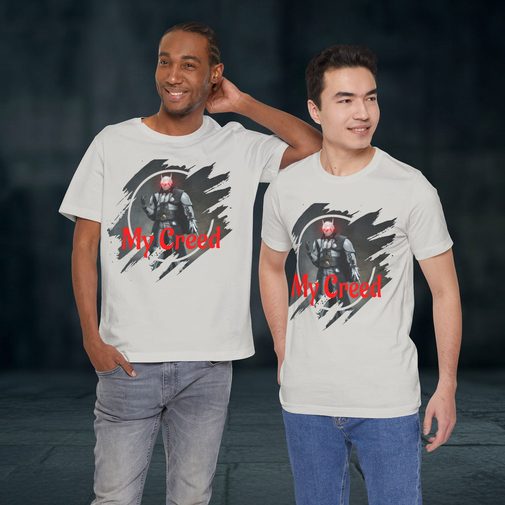 My Creed T-Shirt — Dark Knight Sci‑Fi Graphic Tee