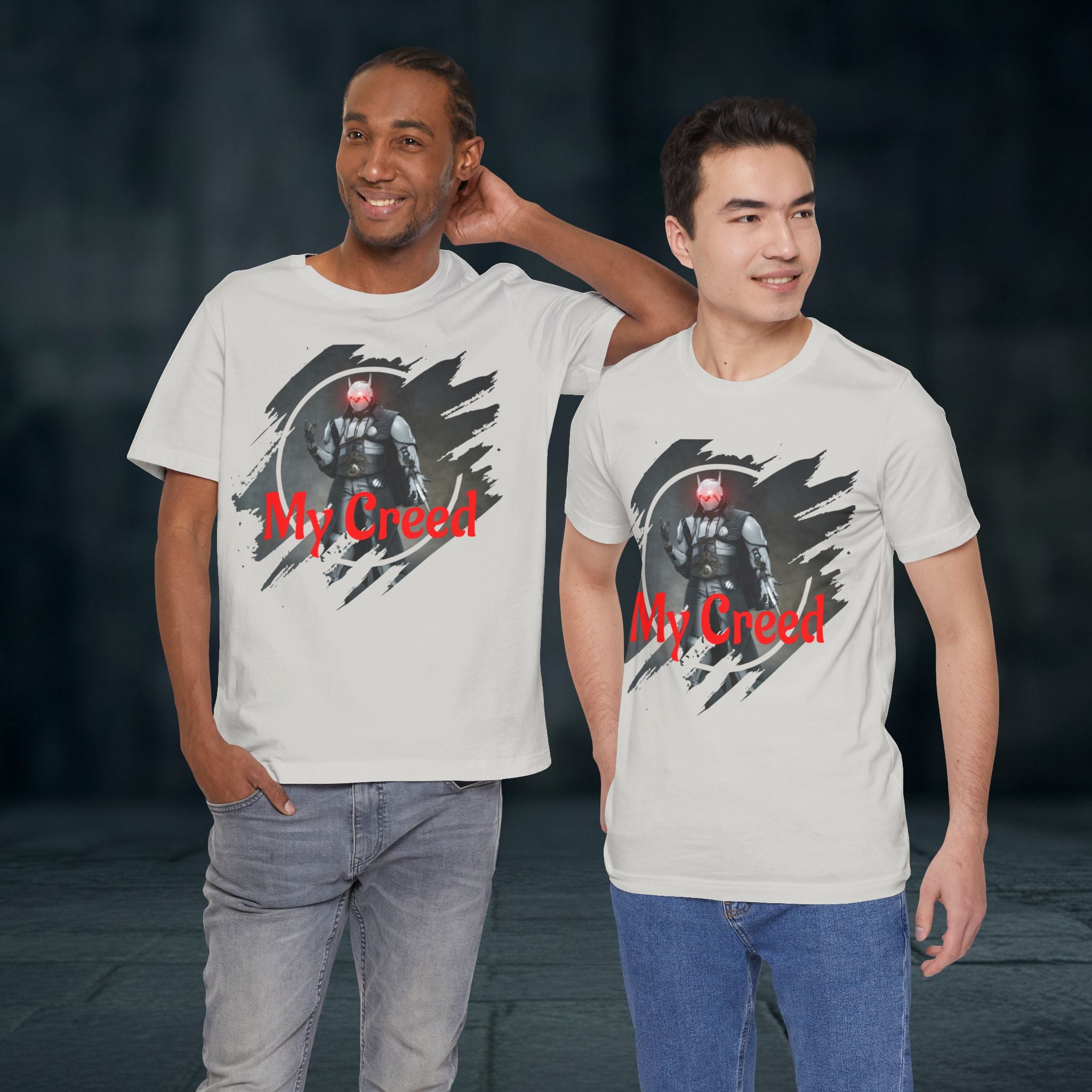 My Creed T-Shirt — Dark Knight Sci‑Fi Graphic Tee