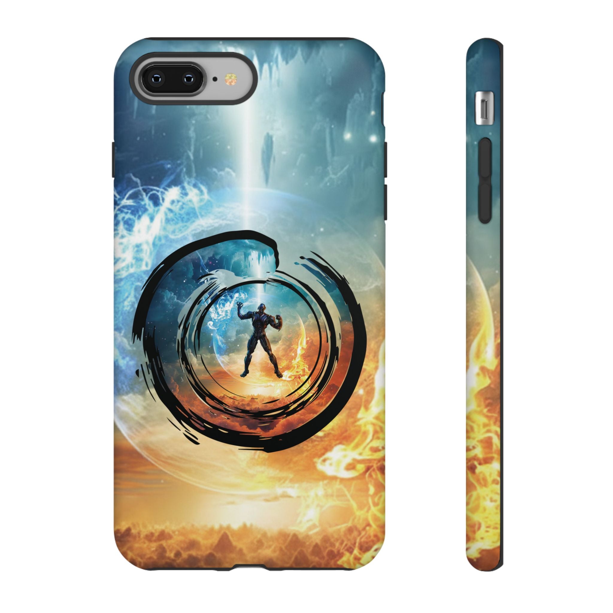 Phone Case — Elemental Warrior Fire & Ice Protective Tough Case - Ultron