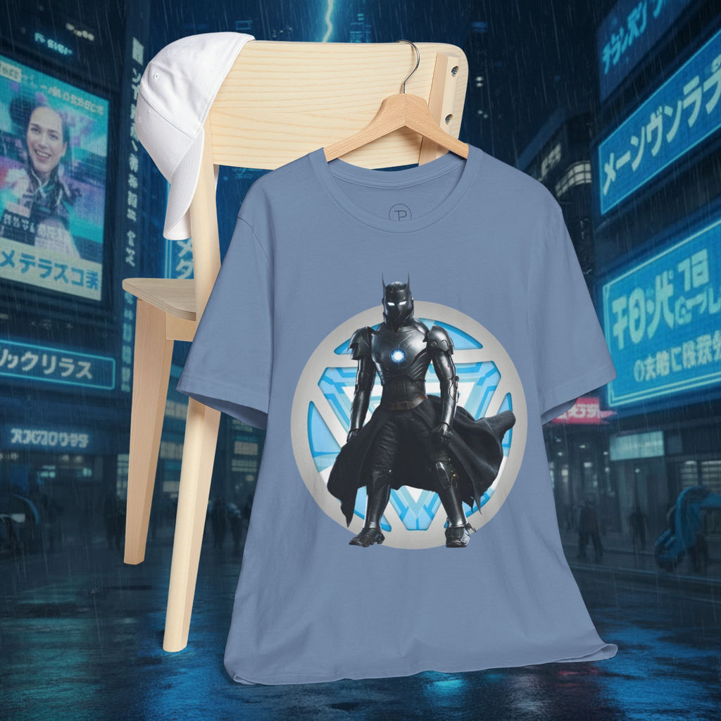 Batman Armor Graphic Tee – Futuristic Superhero T-Shirt - IRONMAN