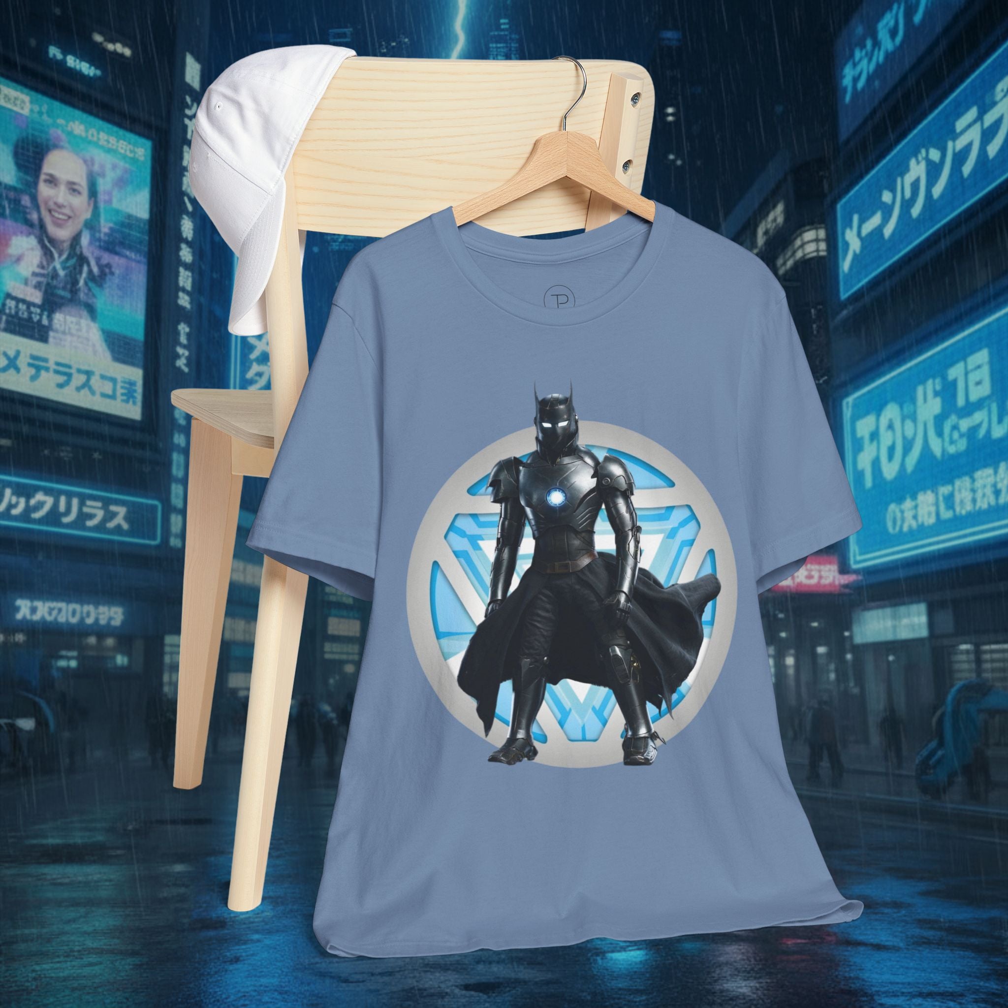 Batman Armor Graphic Tee – Futuristic Superhero T-Shirt - IRONMAN