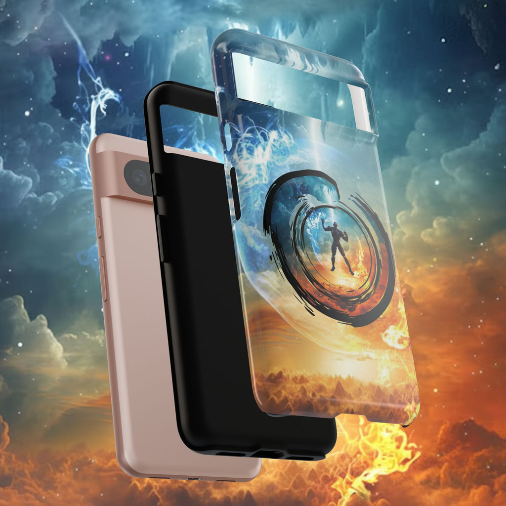 Phone Case — Elemental Warrior Fire & Ice Protective Tough Case - Ultron