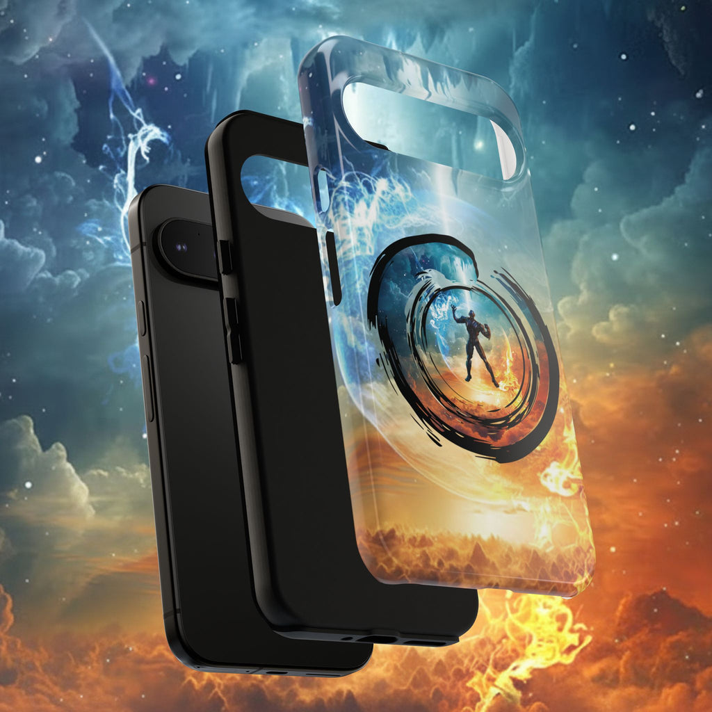 Phone Case — Elemental Warrior Fire & Ice Protective Tough Case - Ultron