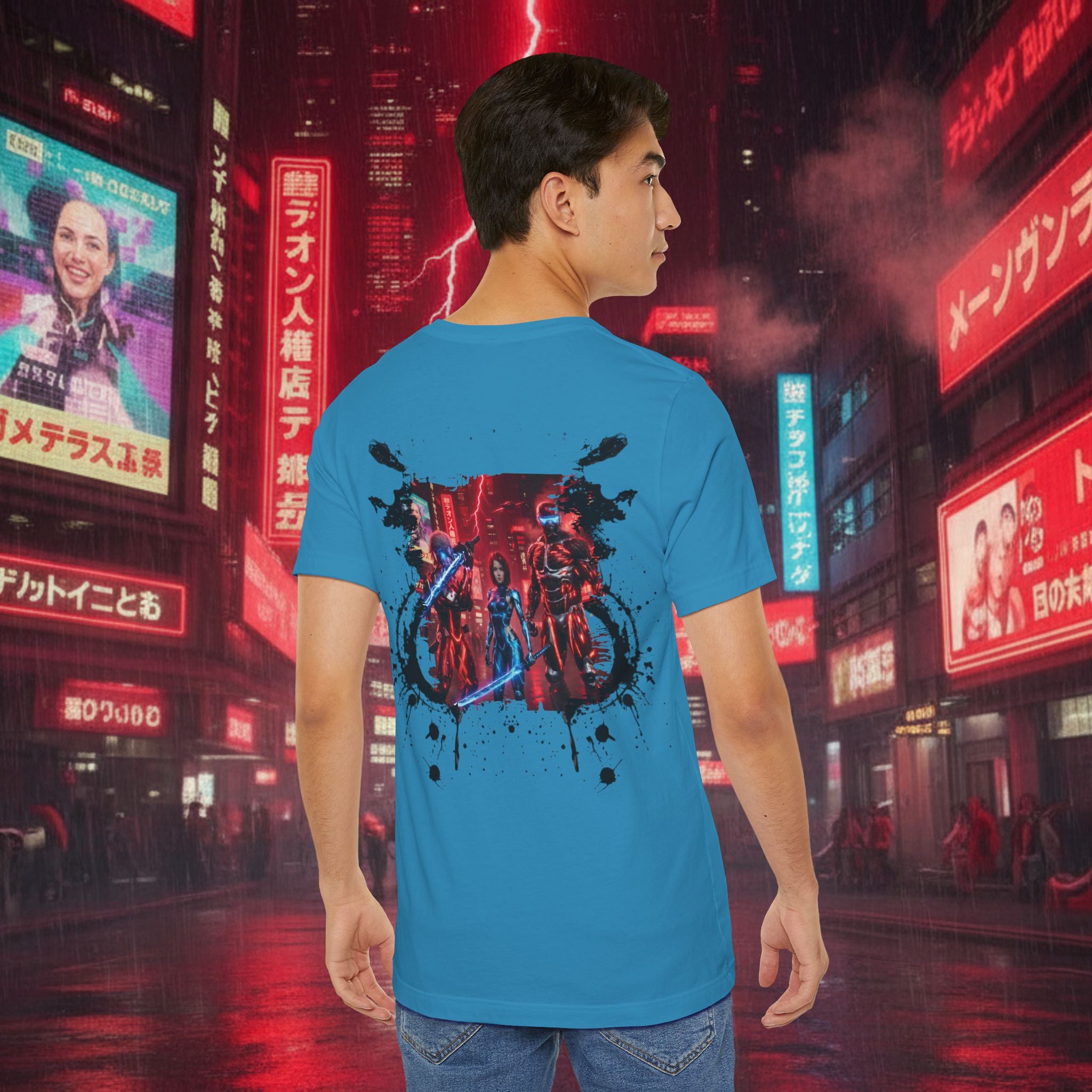 Epic Battle Tee — Sci‑Fi Gamer Graphic T-Shirt - Battle Suits