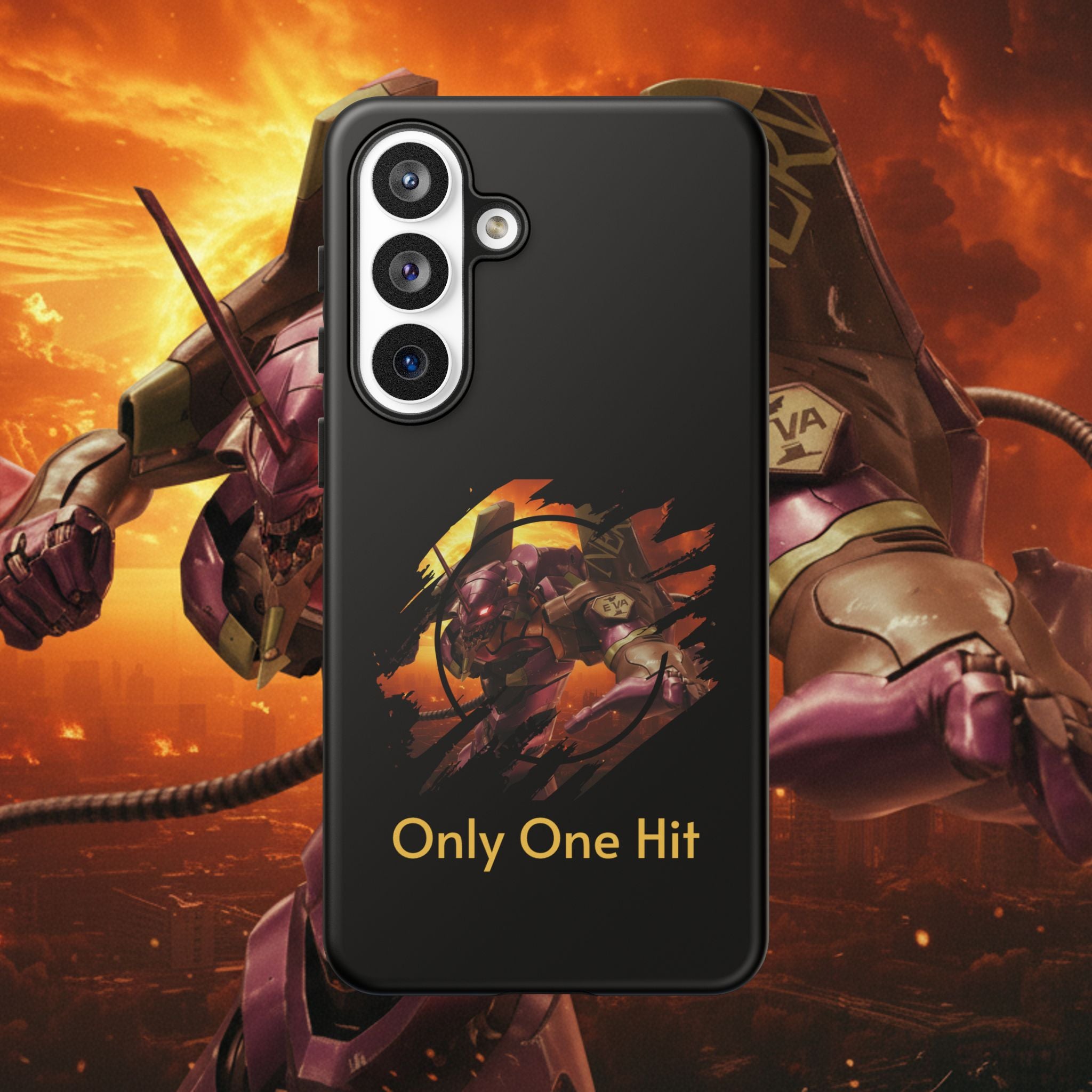 Phone Case — "Only One Hit" Gaming Armor Protective Cover - EVA 1 - Neon Genesis Evangelion